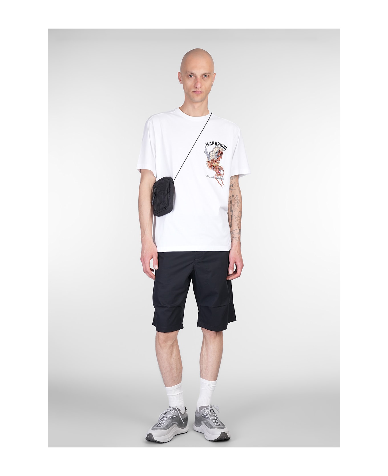 Maharishi T-shirt In White Cotton - white