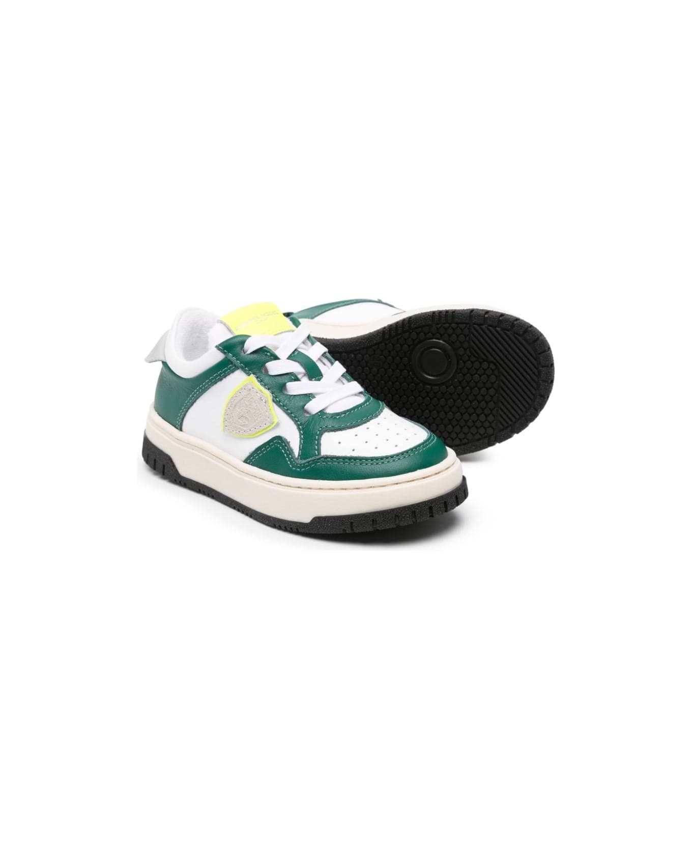 Philippe Model Sneakers With Application - Green