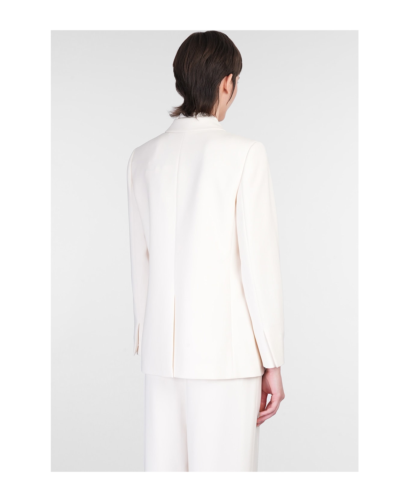 Theory Blazer In Beige Triacetate - beige