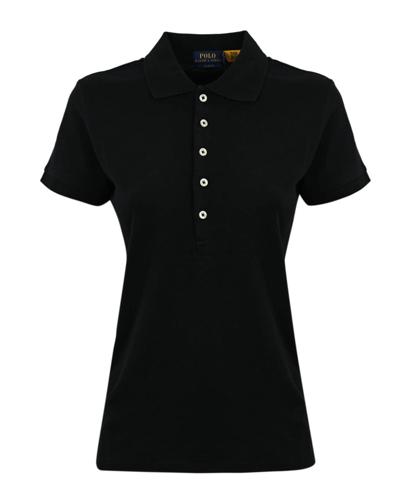 Polo Ralph Lauren Cotton Polo Shirt With Logo - Black
