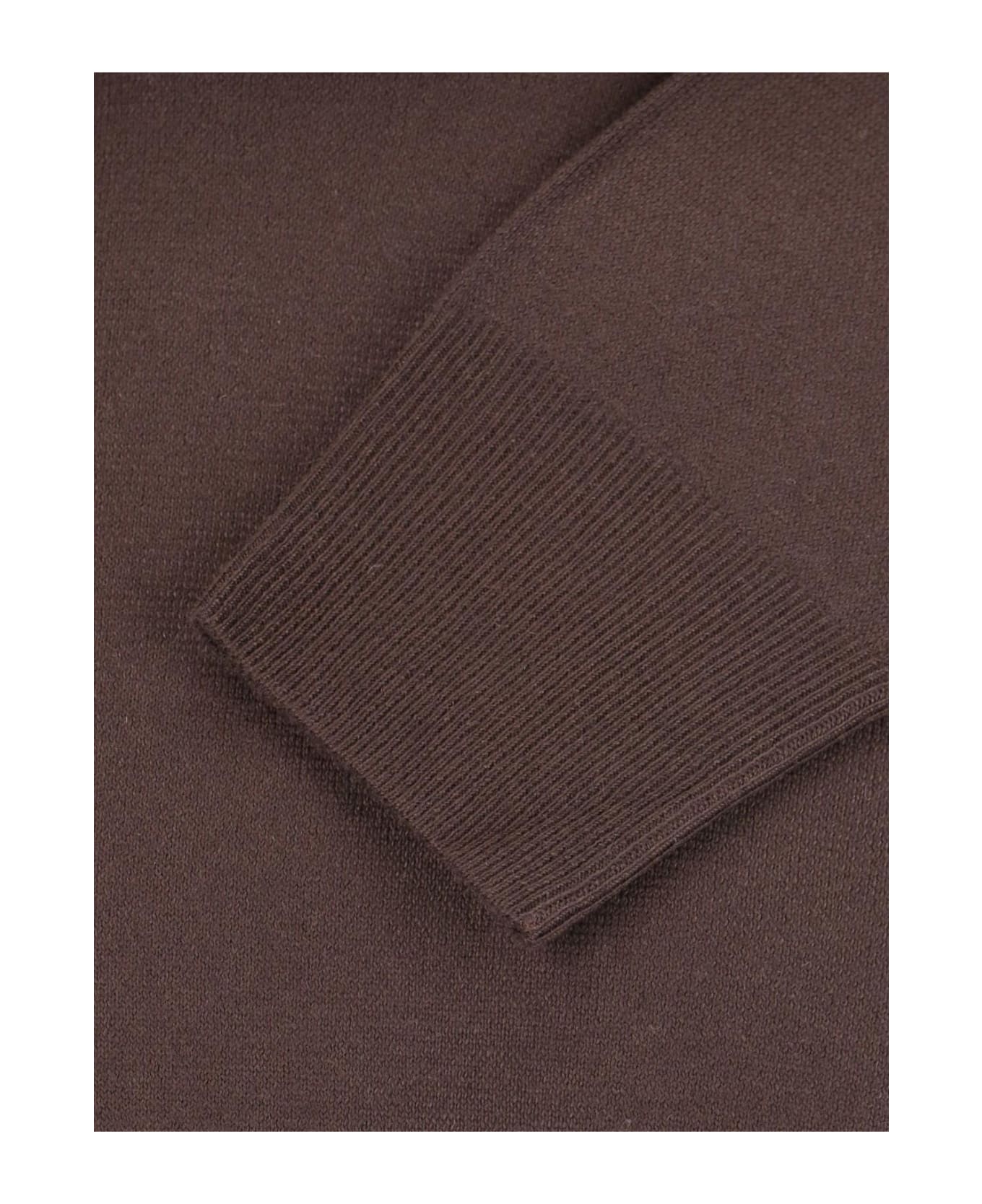 Loro Piana Turtle-neck Sweater - CHOCOLATE NOIRE