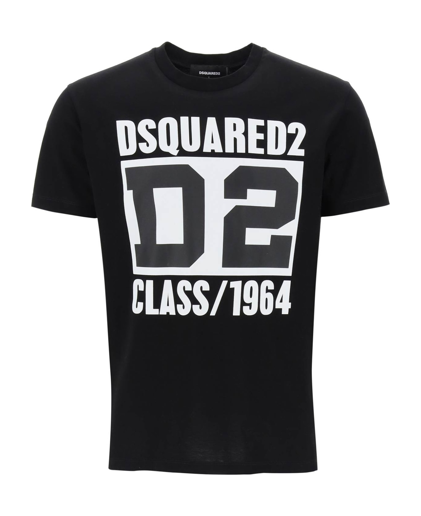 Dsquared2 Printed T-shirt - BLACK (Black) シャツ