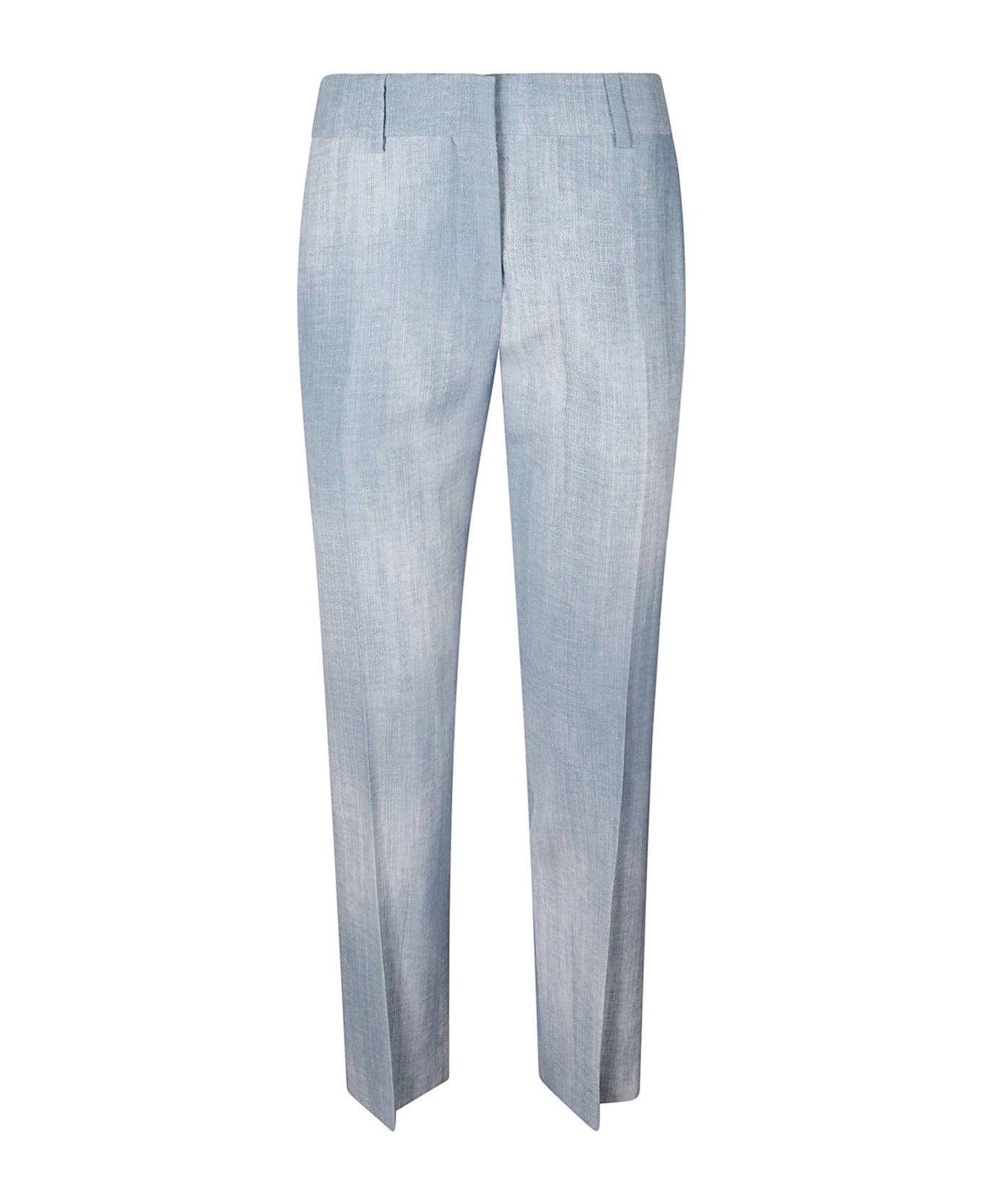 Ermanno Scervino Plain Cropped Trousers - Azzure ボトムス