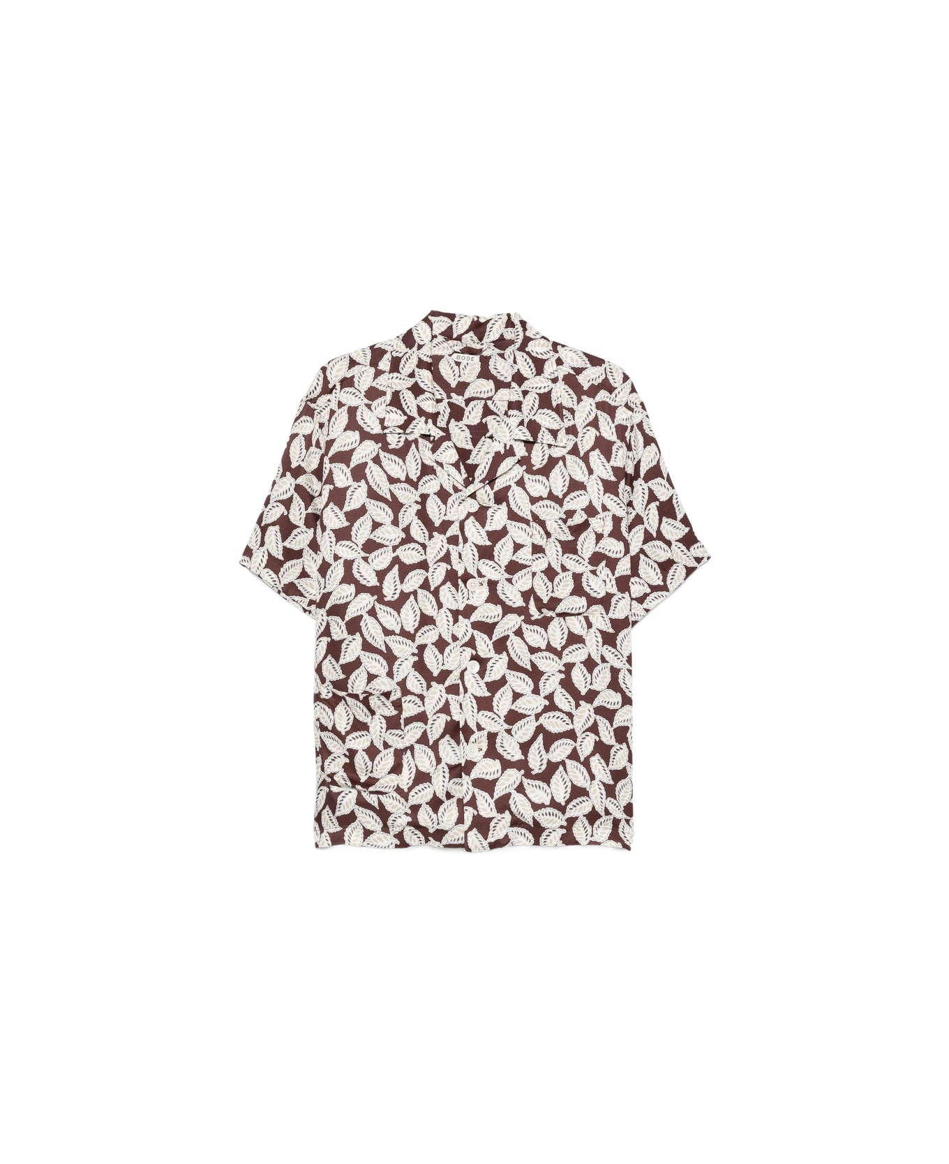 Bode Shirt - BROWN/WHITE