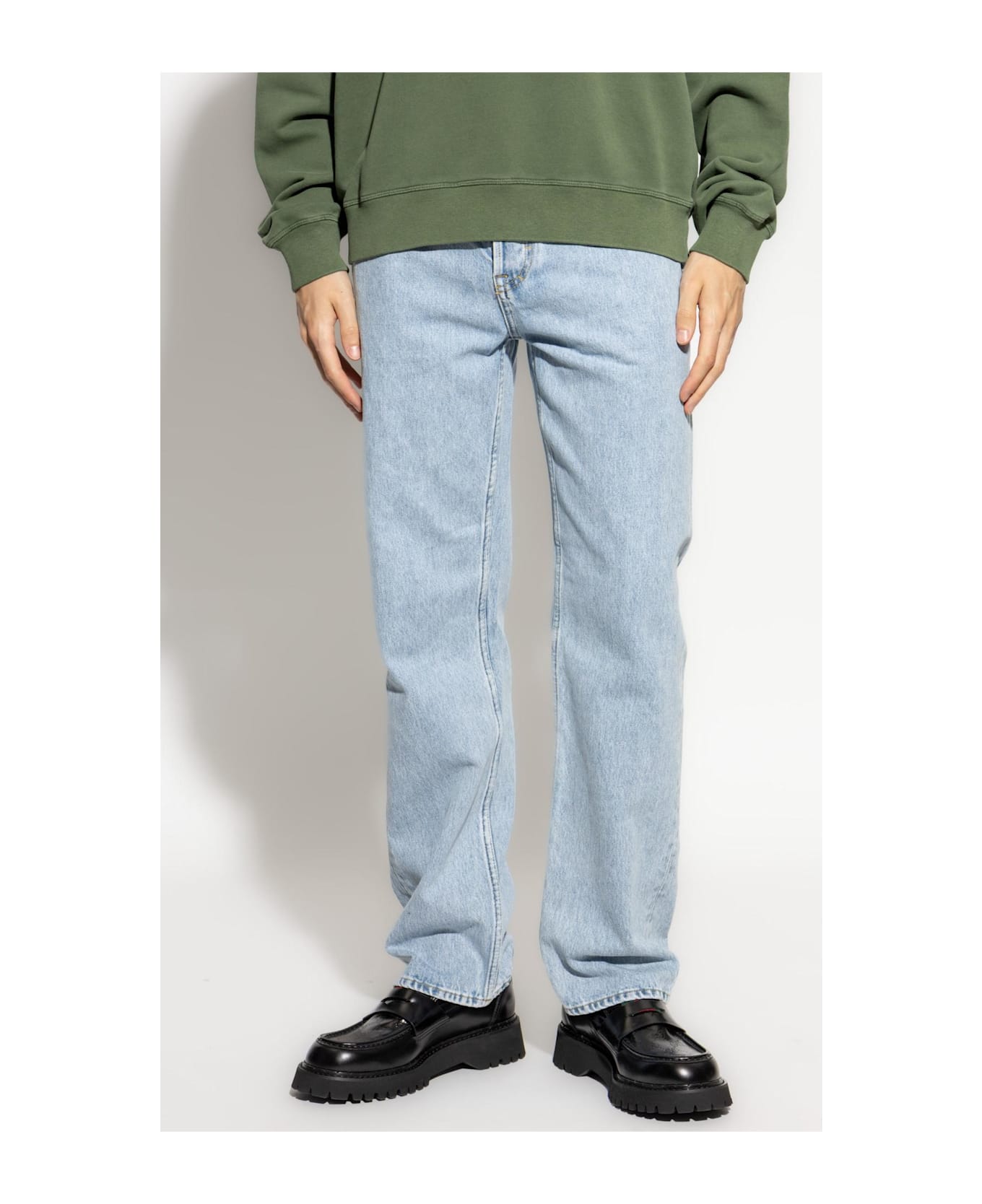 Gucci Jeans With Logo - BLU DENIM