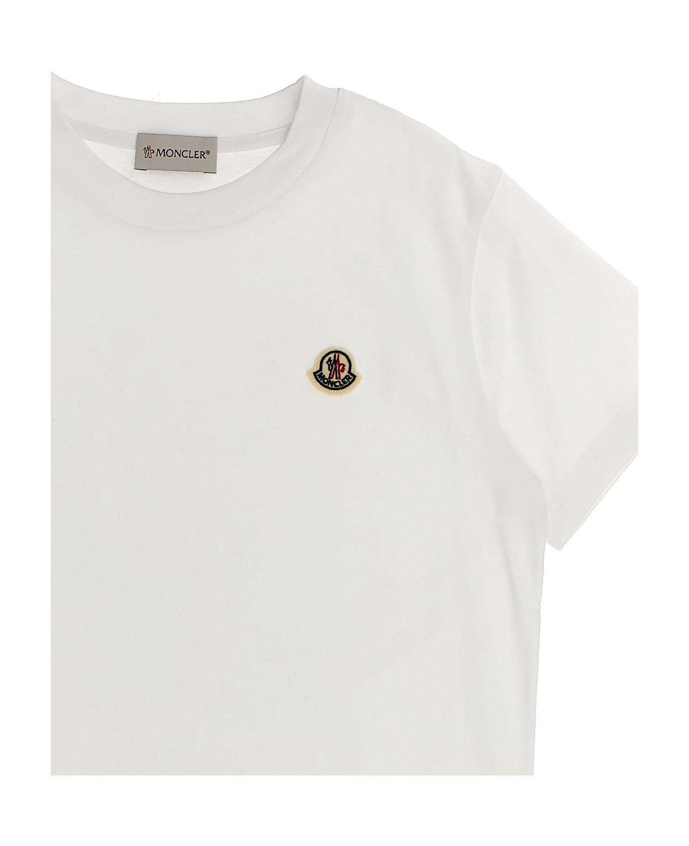 Moncler Logo Patch T-shirt - White Tシャツ＆ポロシャツ