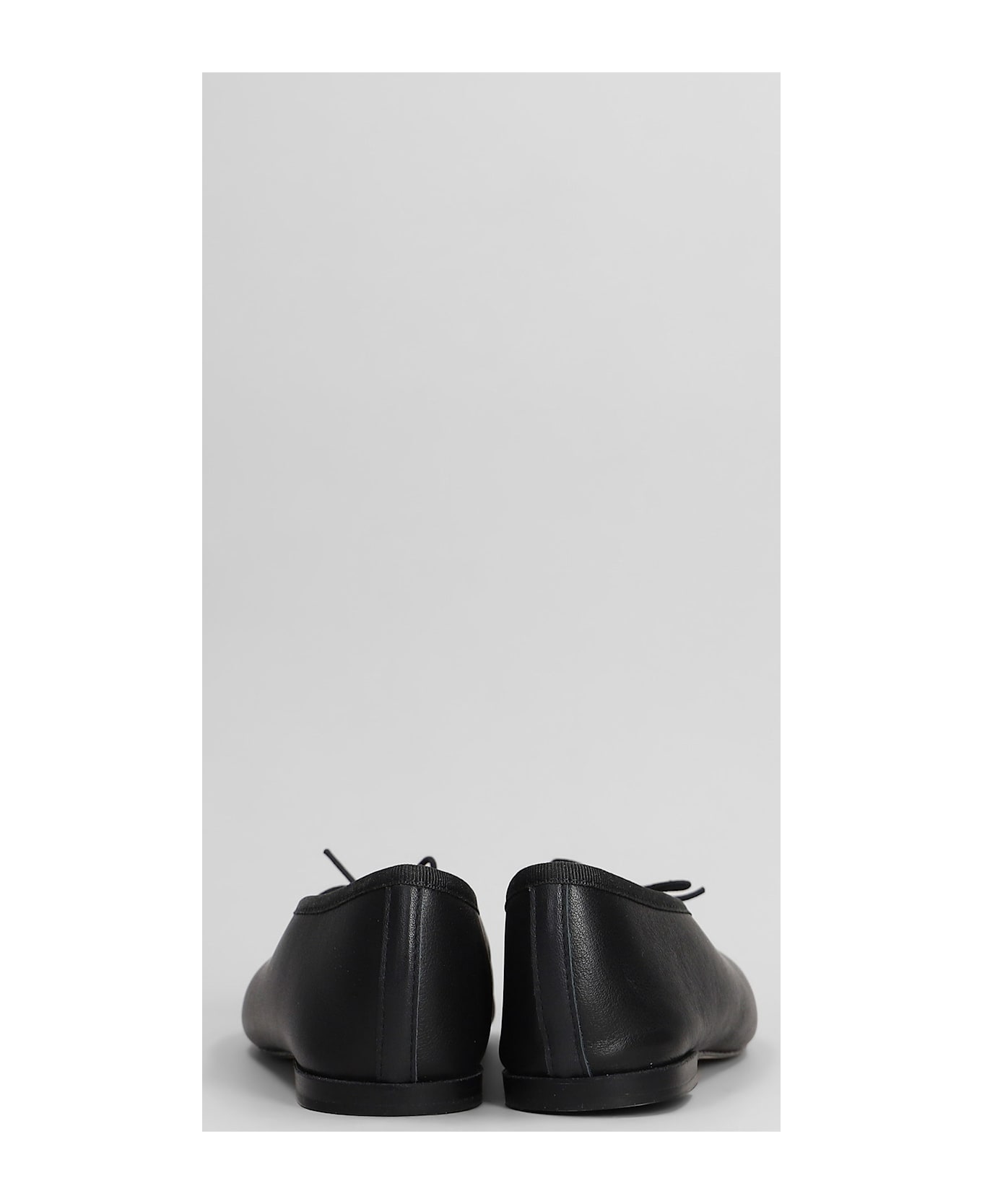 Repetto Lilouh Ballet Flats In Black Leather - black