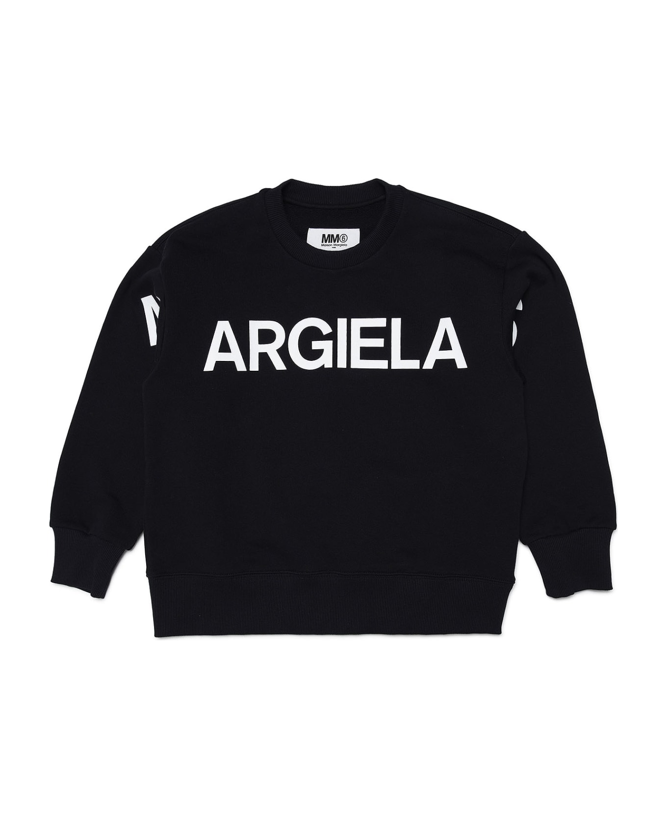 MM6 Maison Margiela Logo Sweatshirt - Black