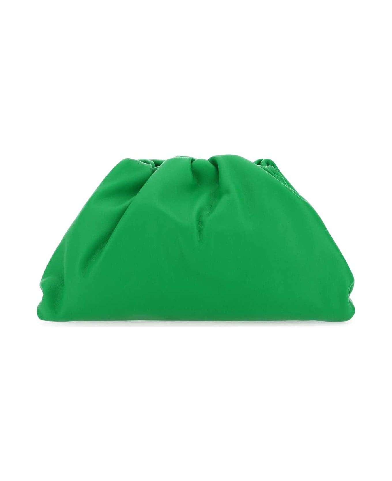 Bottega Veneta Grass Green Nappa Leather Teen Pouch Clutch - 3722 クラッチバッグ