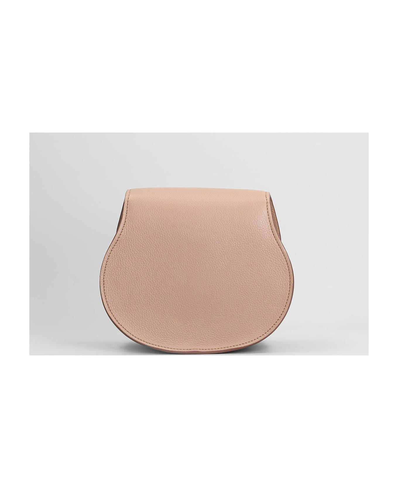 Chloé Mercie Shoulder Bag In Powder Leather - powder