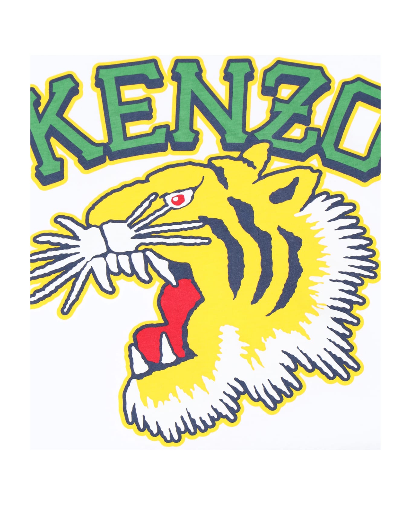 Kenzo Tiger Varsity Classic T-shirt - Off white