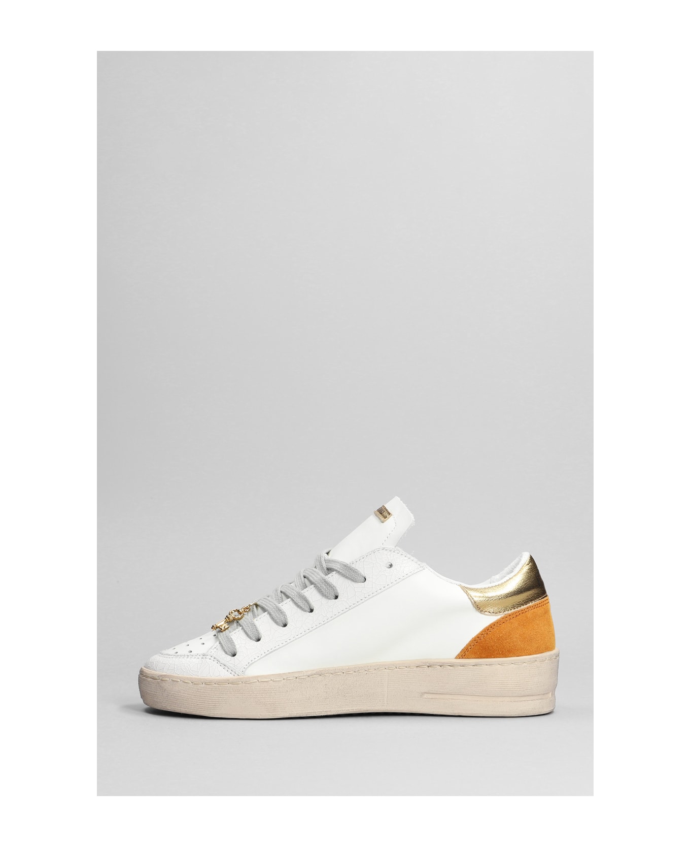 AMA-BRAND Sneakers In White Leather - white