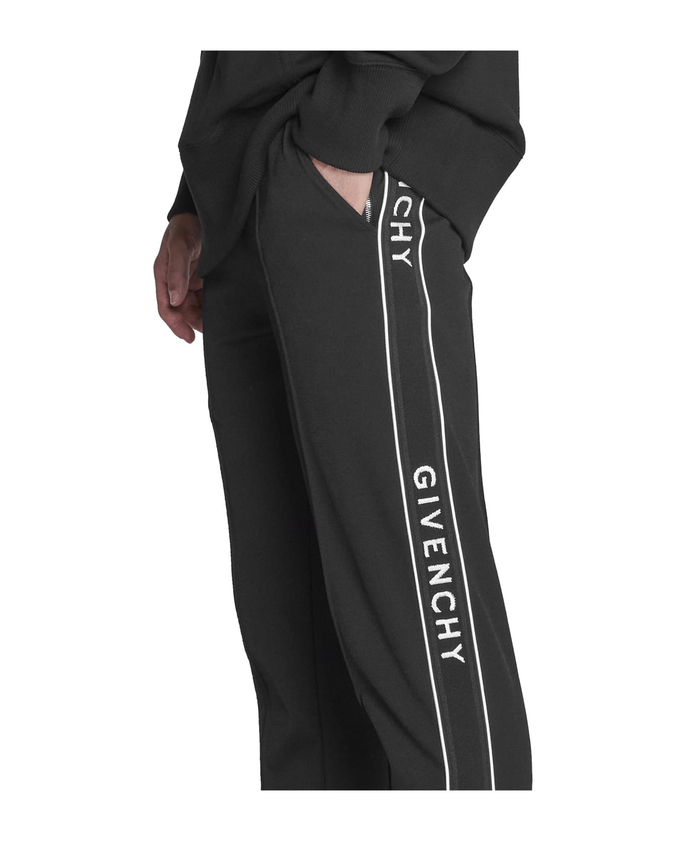 Givenchy Logo Pants - Black ボトムス