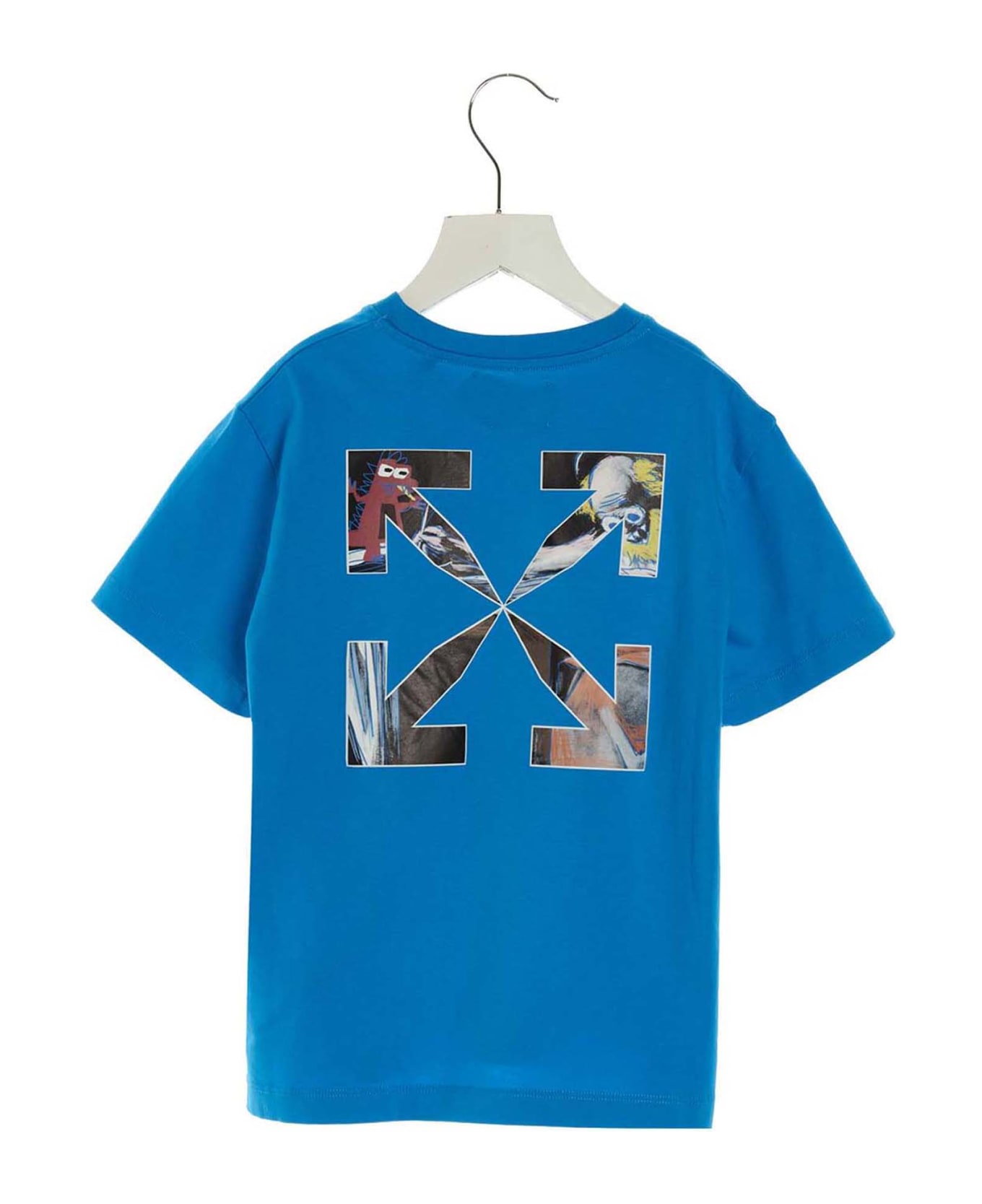 Off-White 'monster Arrow' T-shirt - Light Blue