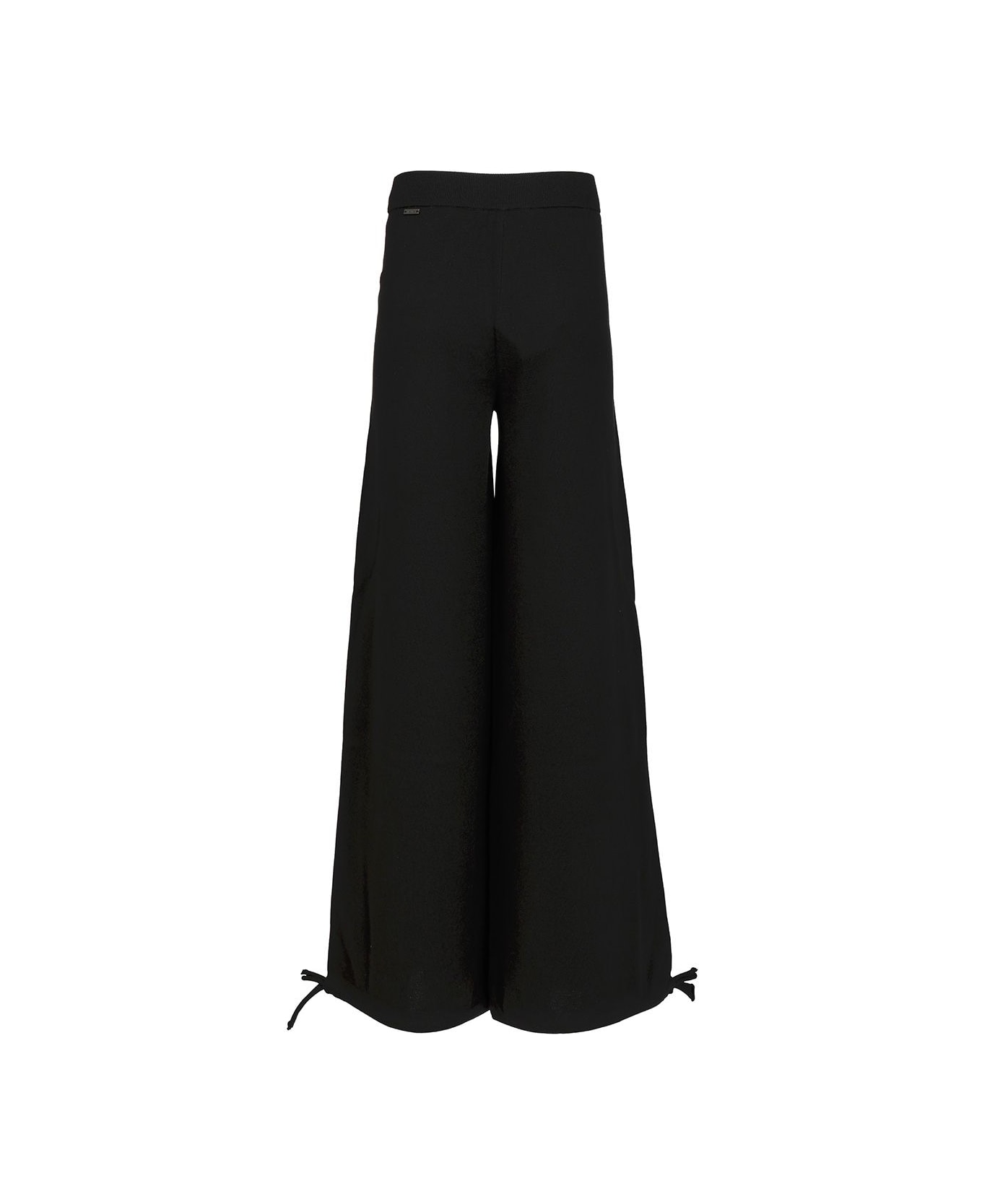 Max Mara Wool Yarn Trousers - BLACK
