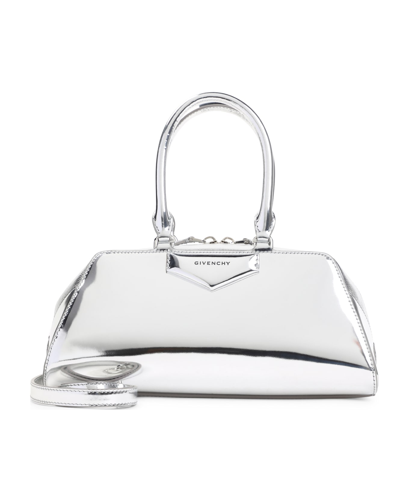 Givenchy Antigona Ew Small Handbag - Light Silvery