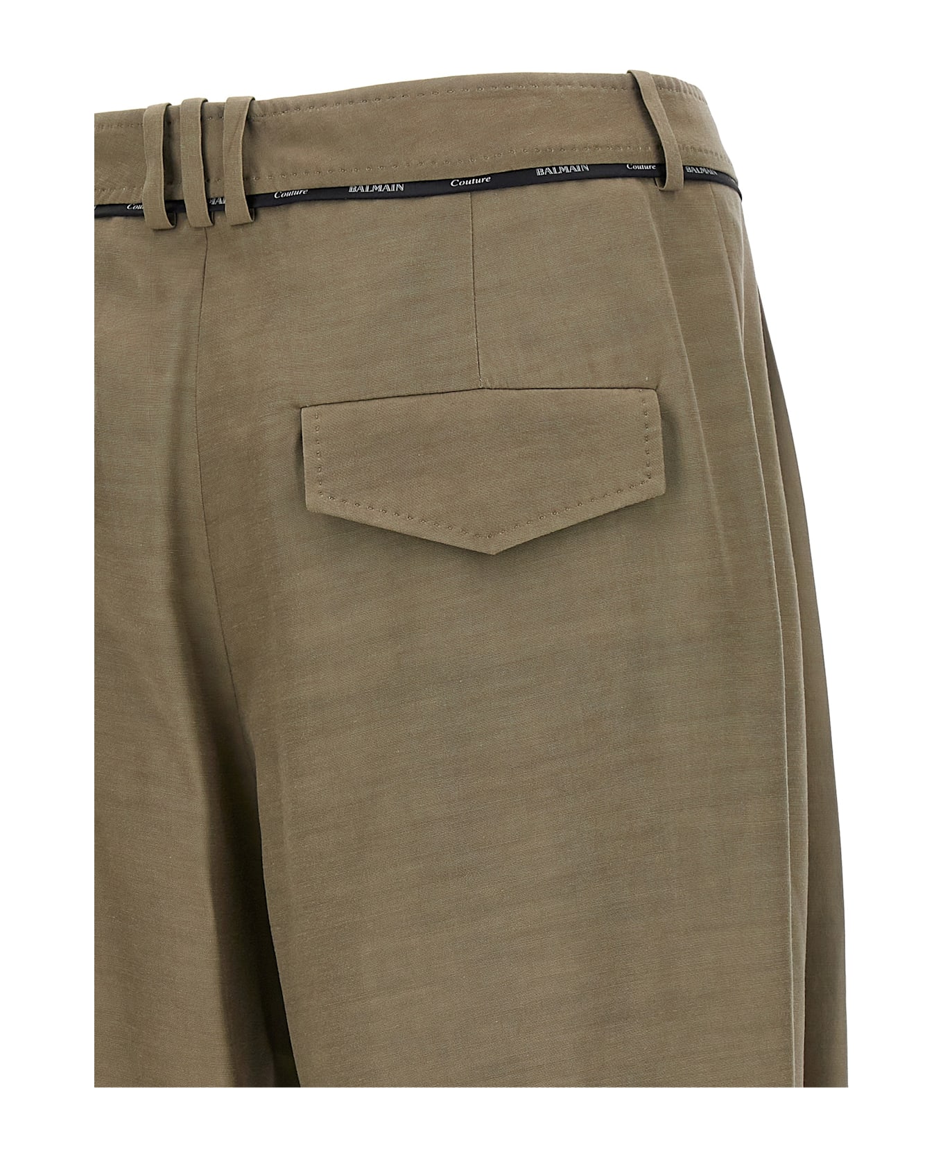 Balmain Cupro Pants - Aj Taupe