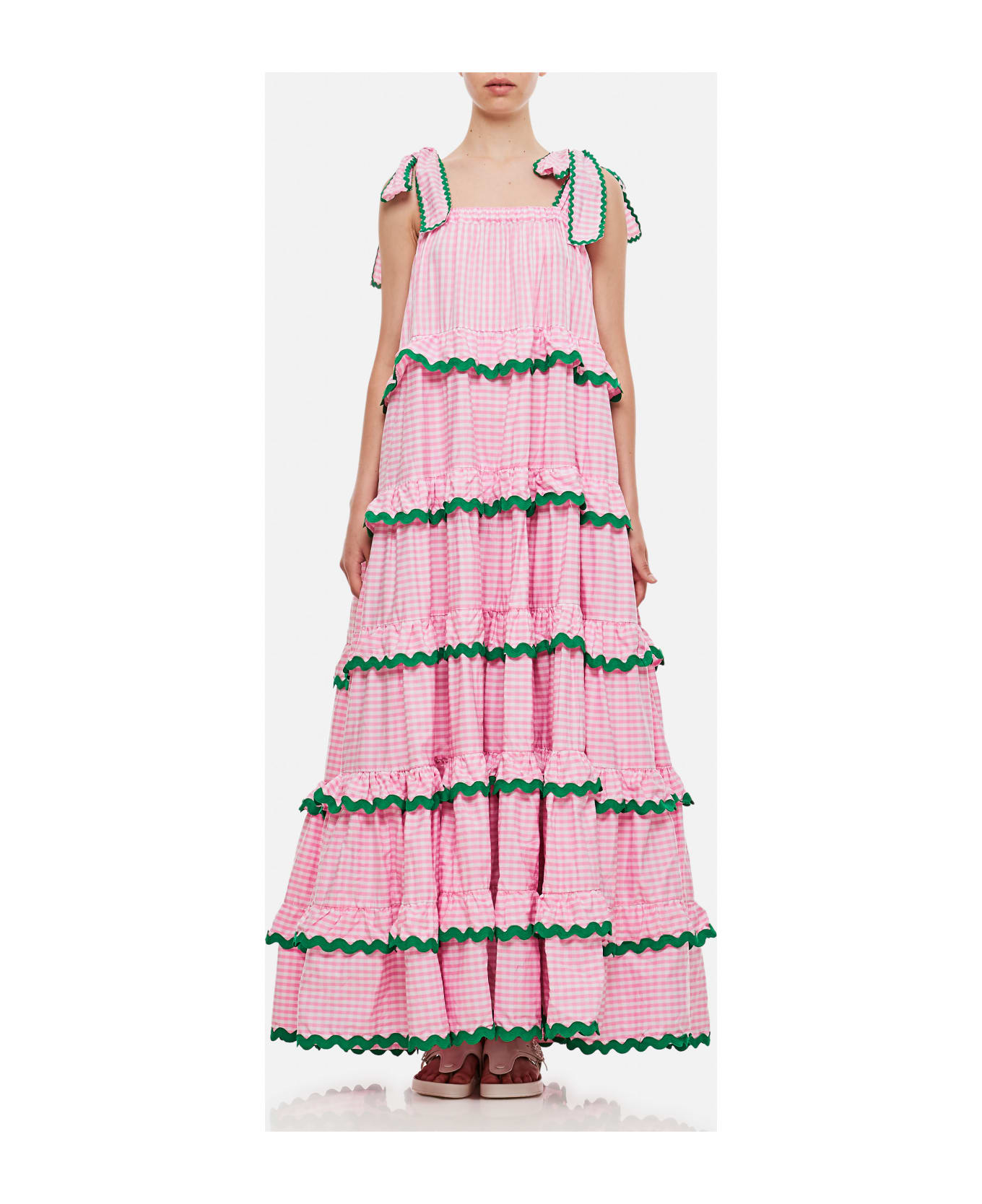 Flora Sardalos Skorpios Cotton Maxi Dress - Pink