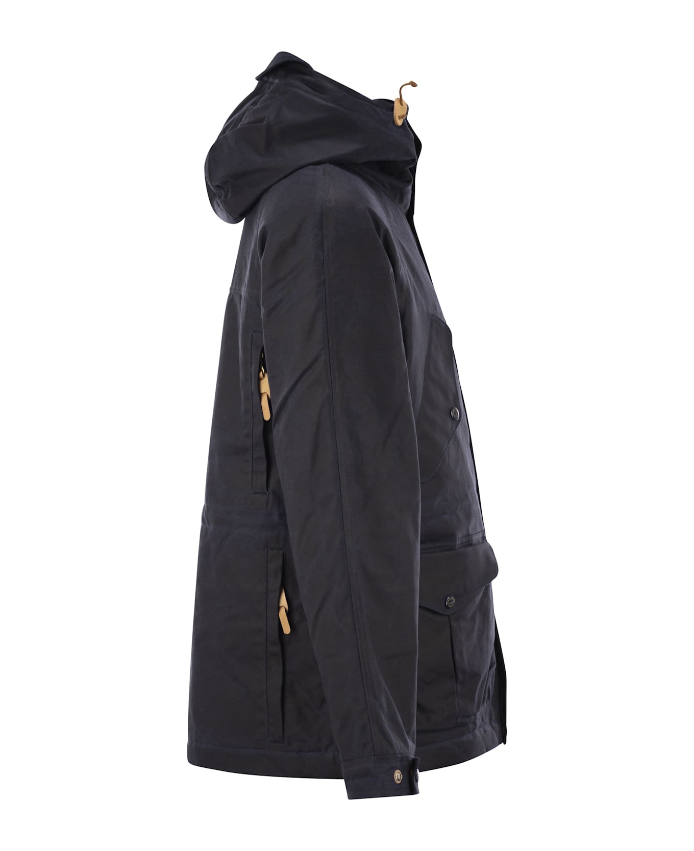 Manifattura Ceccarelli New Fisherman - Parka With Hood - Navy