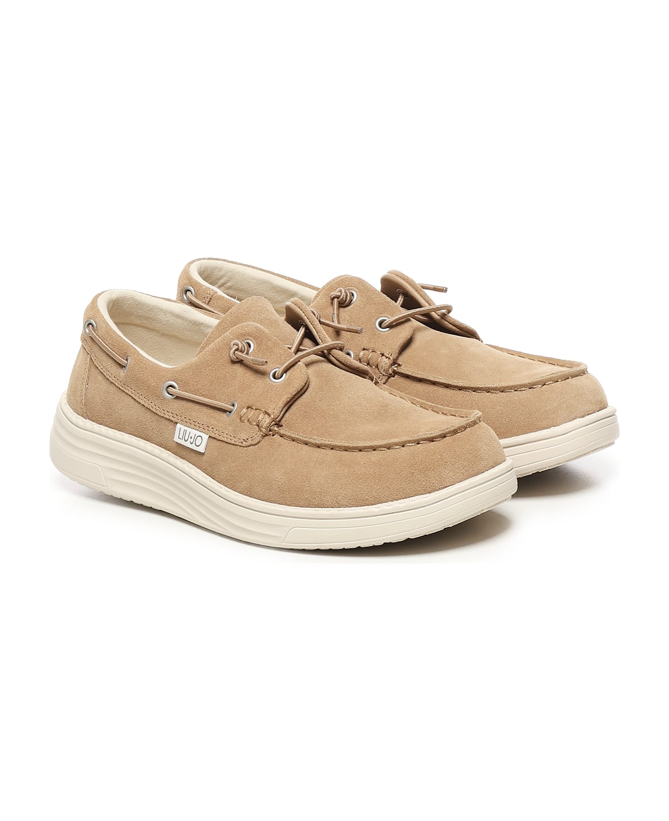 Liu-Jo Suede Loafers - Beige