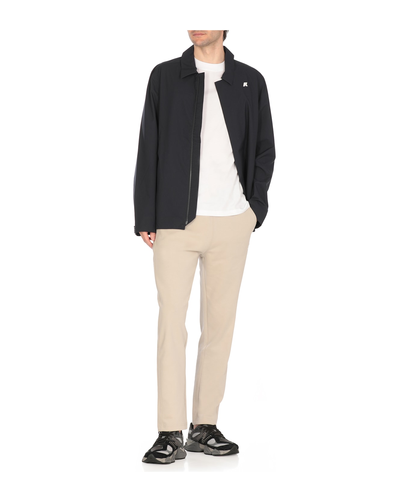 K-Way Iton Interlock Pants - Beige