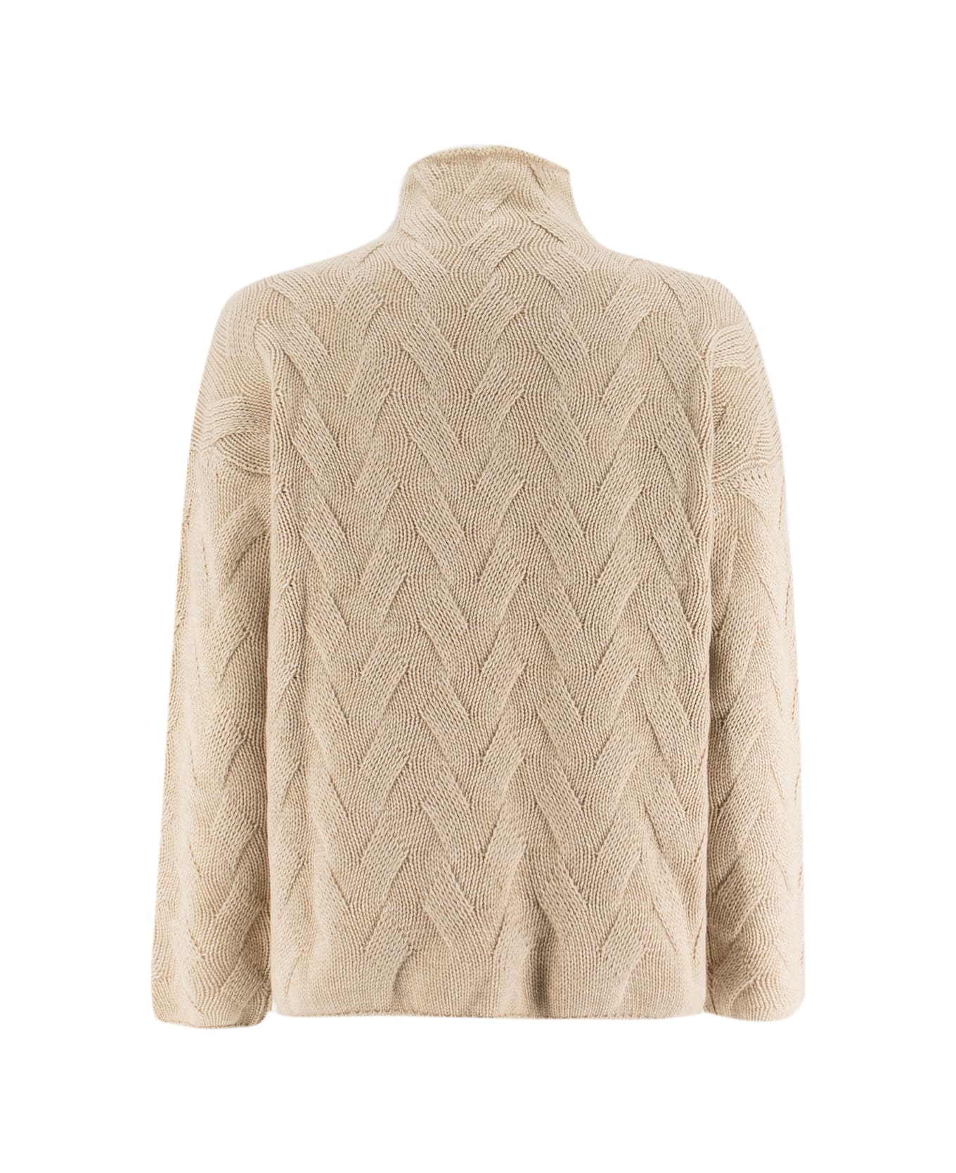 Le Tricot Perugia Jumper - BEIGE MELANGE