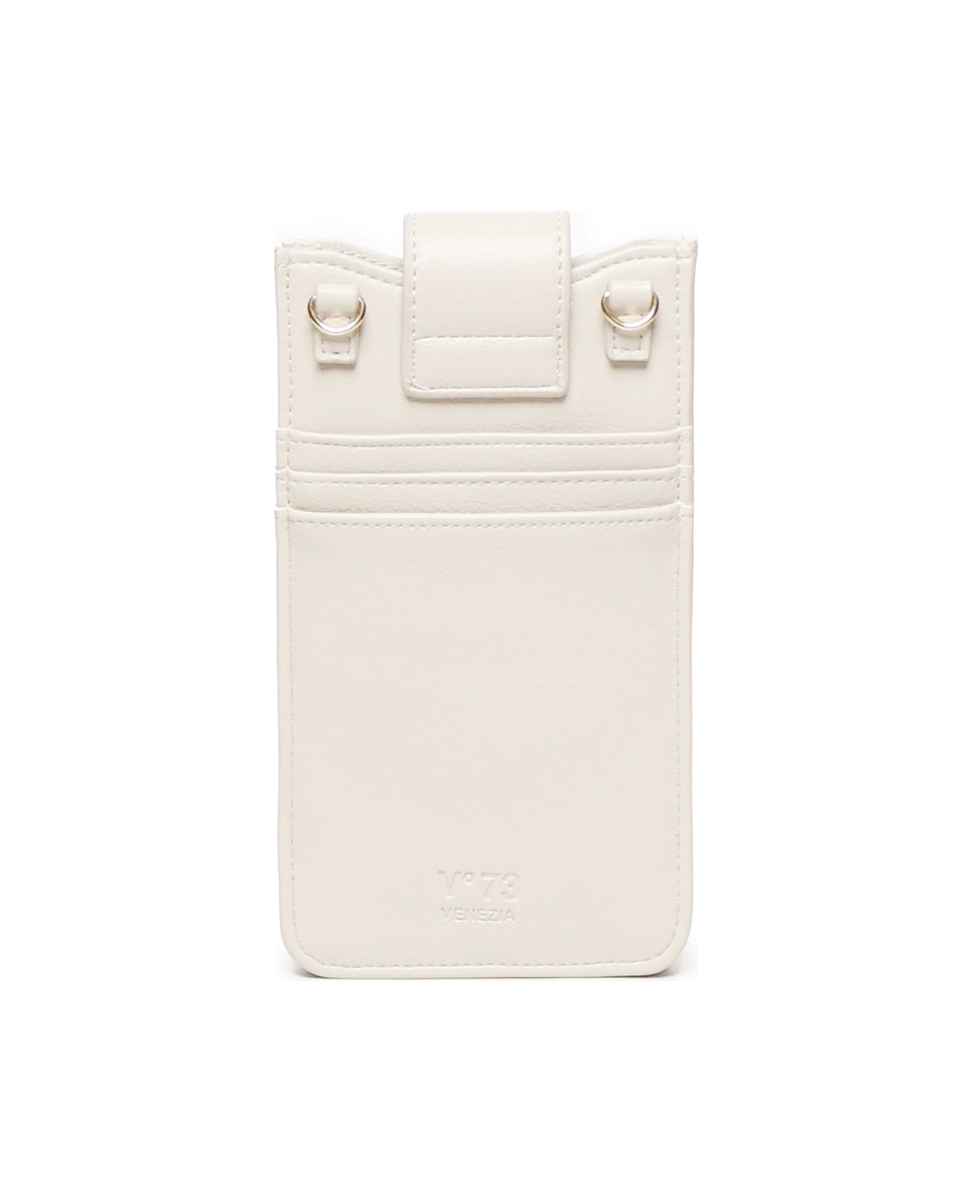 V73 Smartphone Holder With Logo - White
