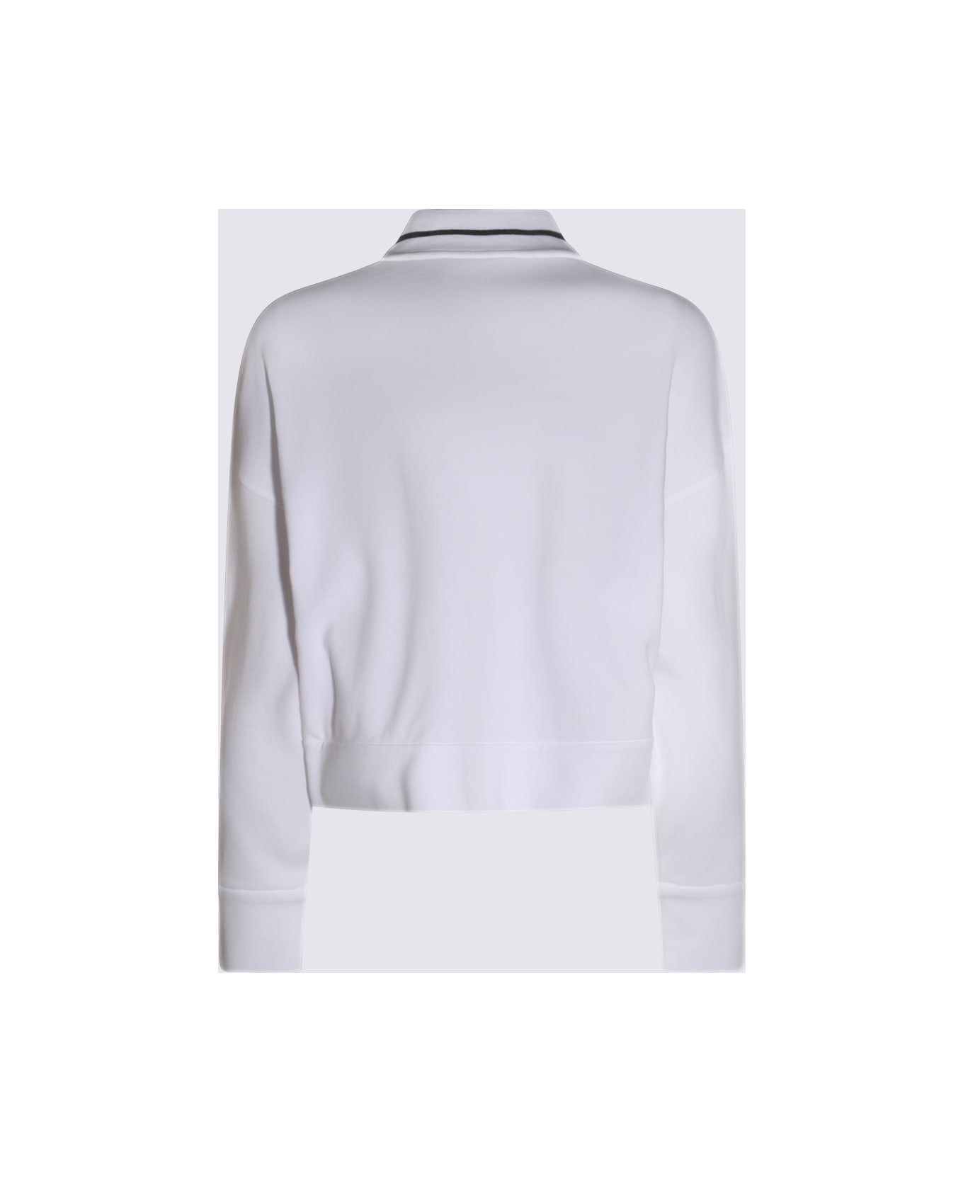 Brunello Cucinelli White Cotton Sweatshirt