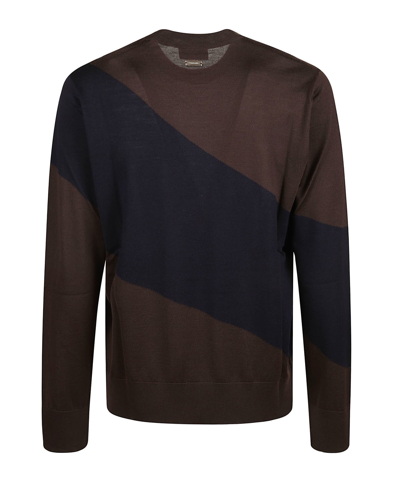 Ferragamo Round Neck Sweater - Brown