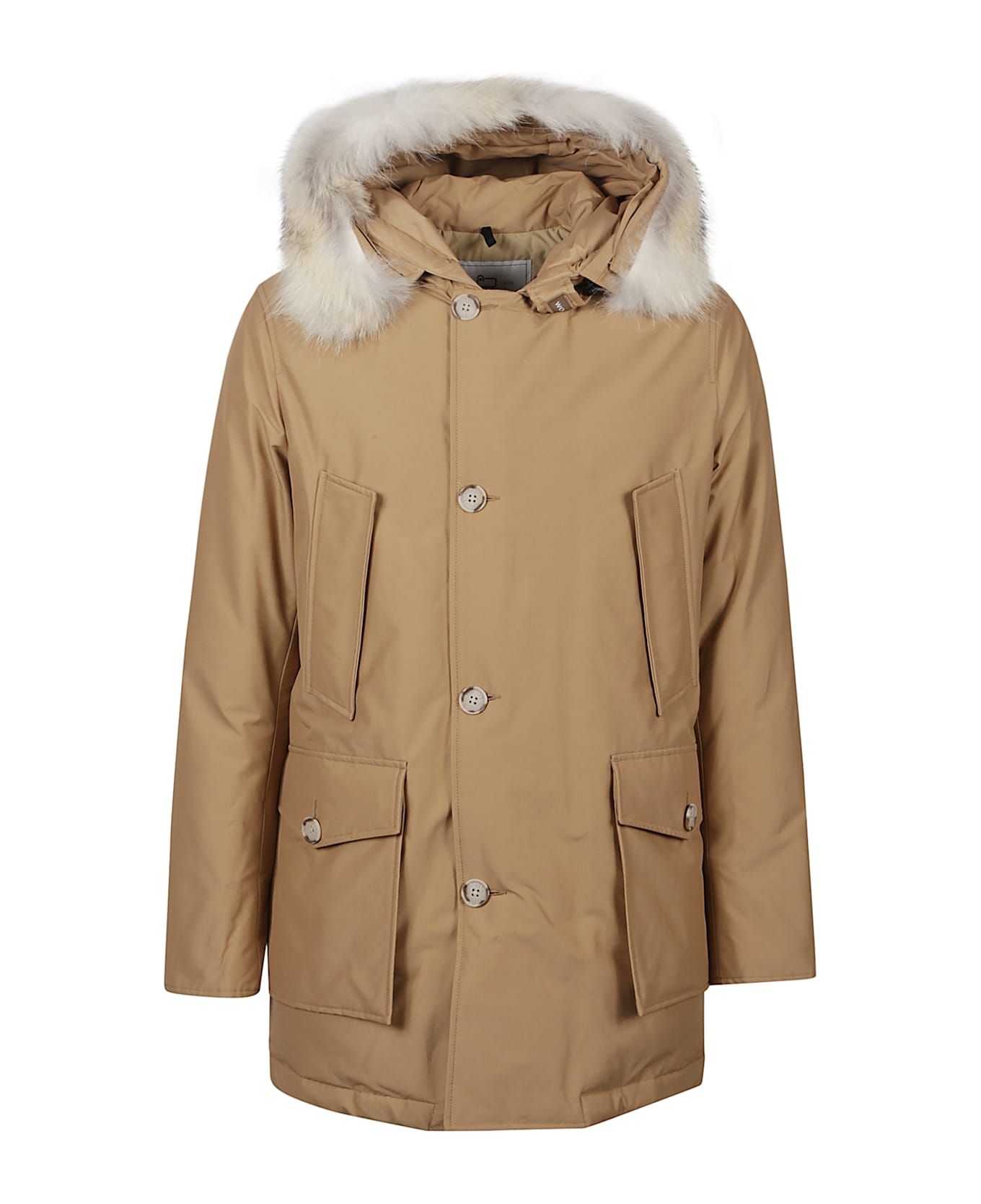 Woolrich Arctic Detachable Fur Parka - Gkk Gold Khaki