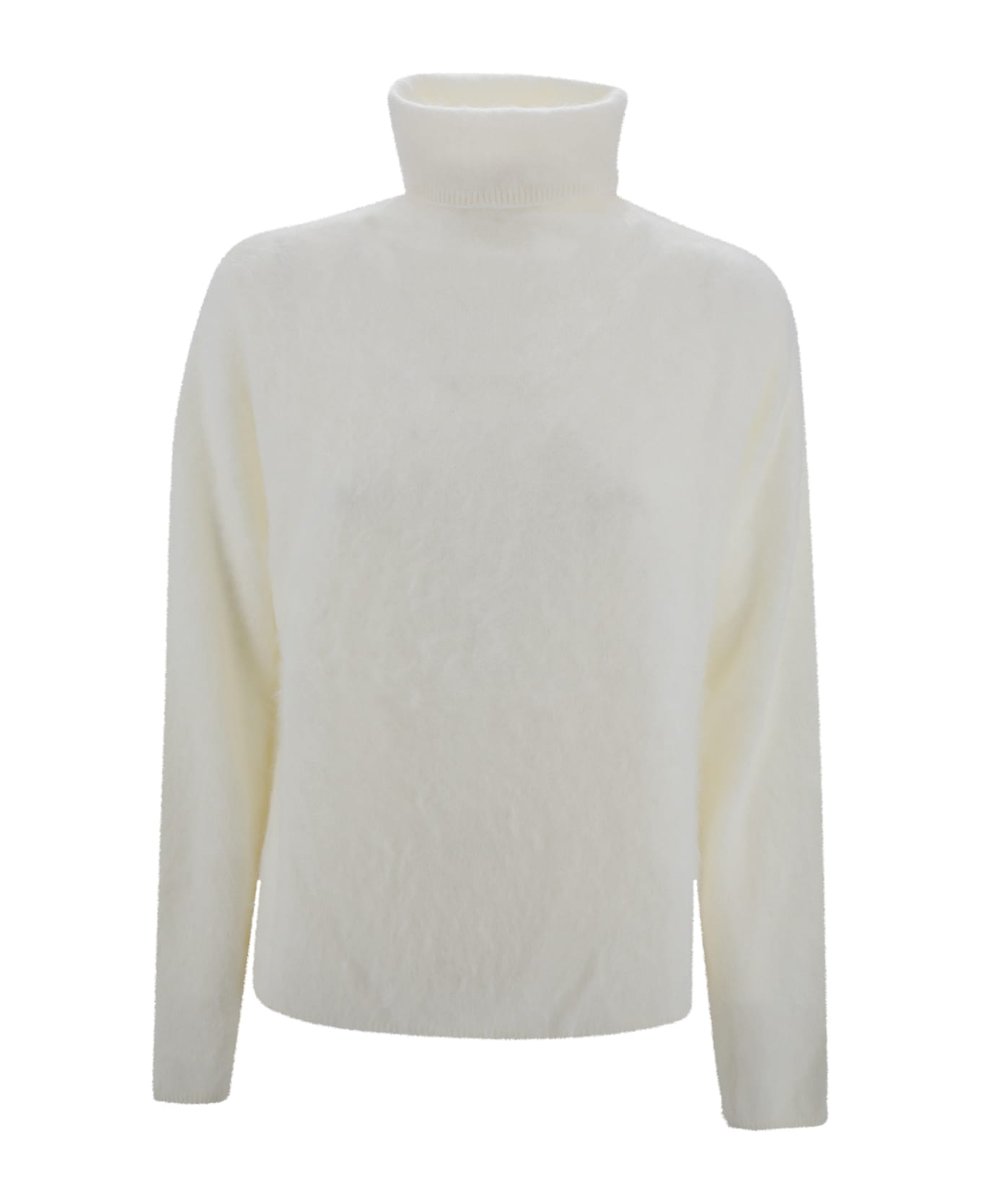 Kangra Turtleneck With High Neck - White