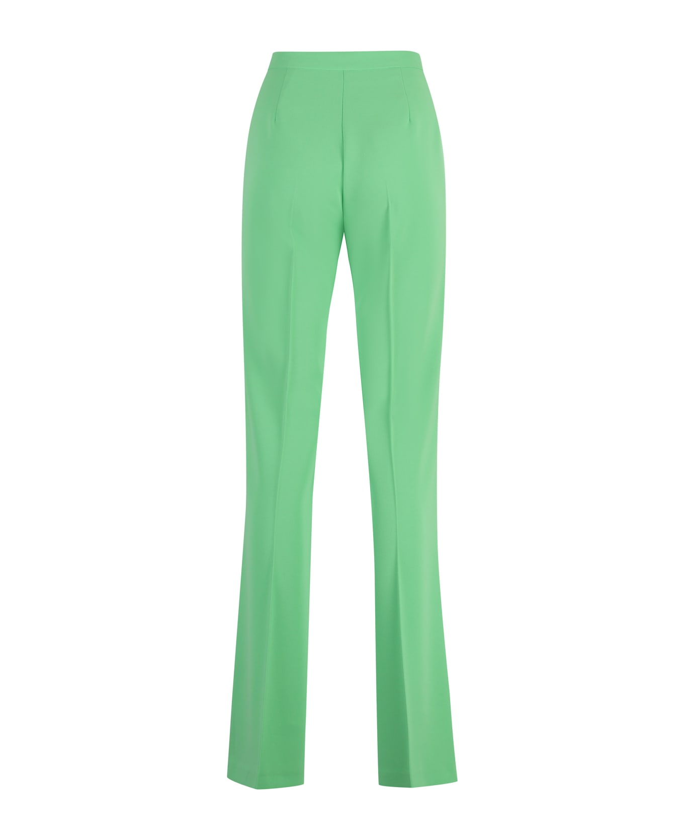 Pinko High-waist Straight-leg Trousers - green