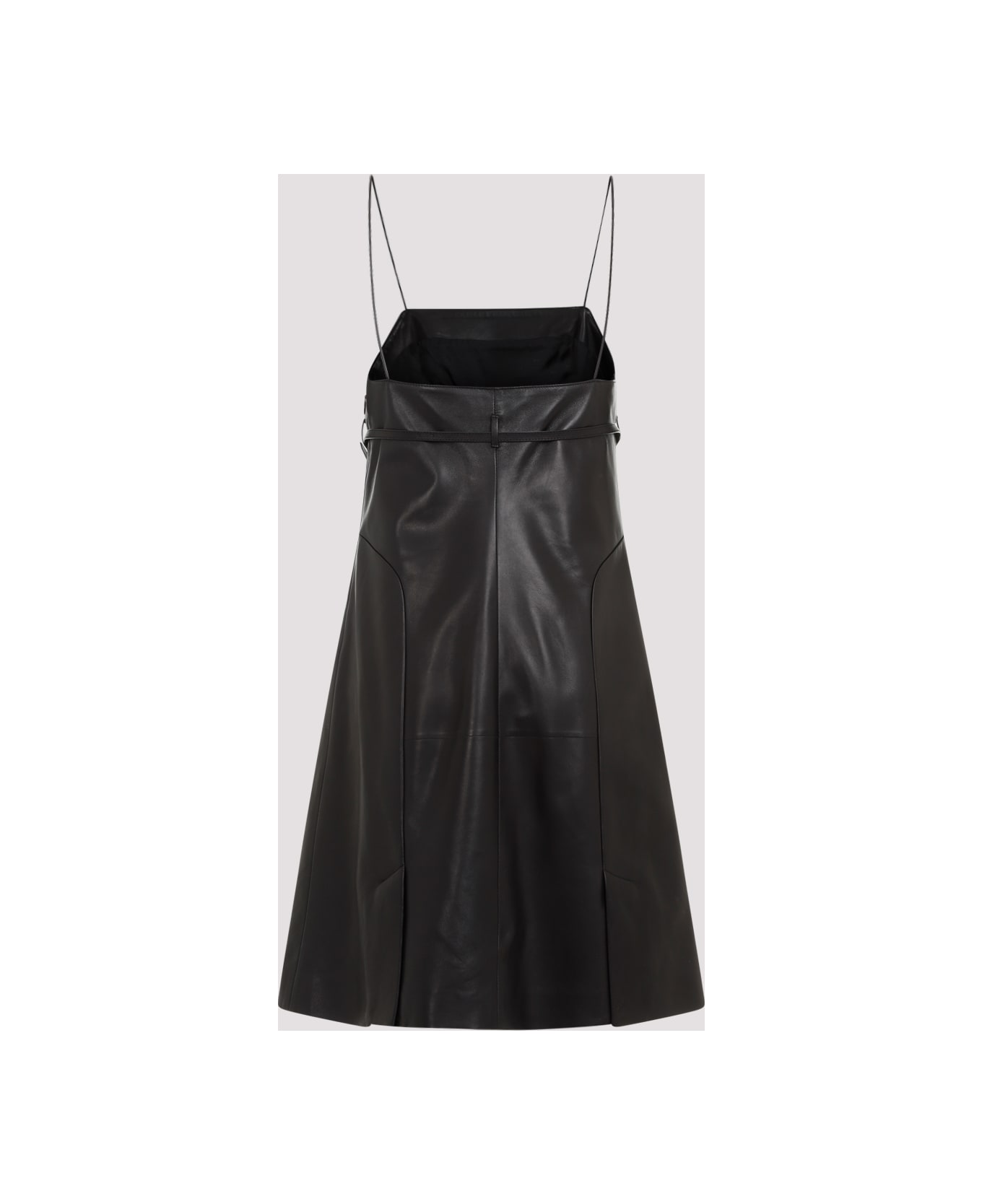 Givenchy Voyou Leather Mini Dress - Black