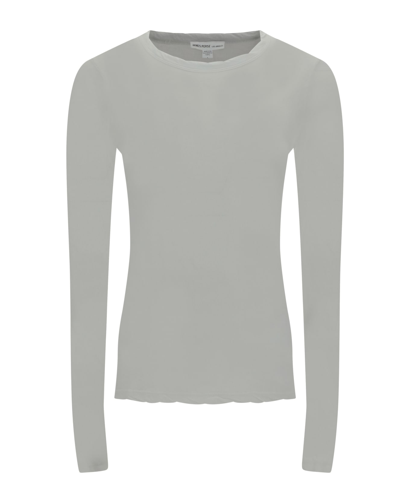 James Perse Long Sleeve Jersey - White
