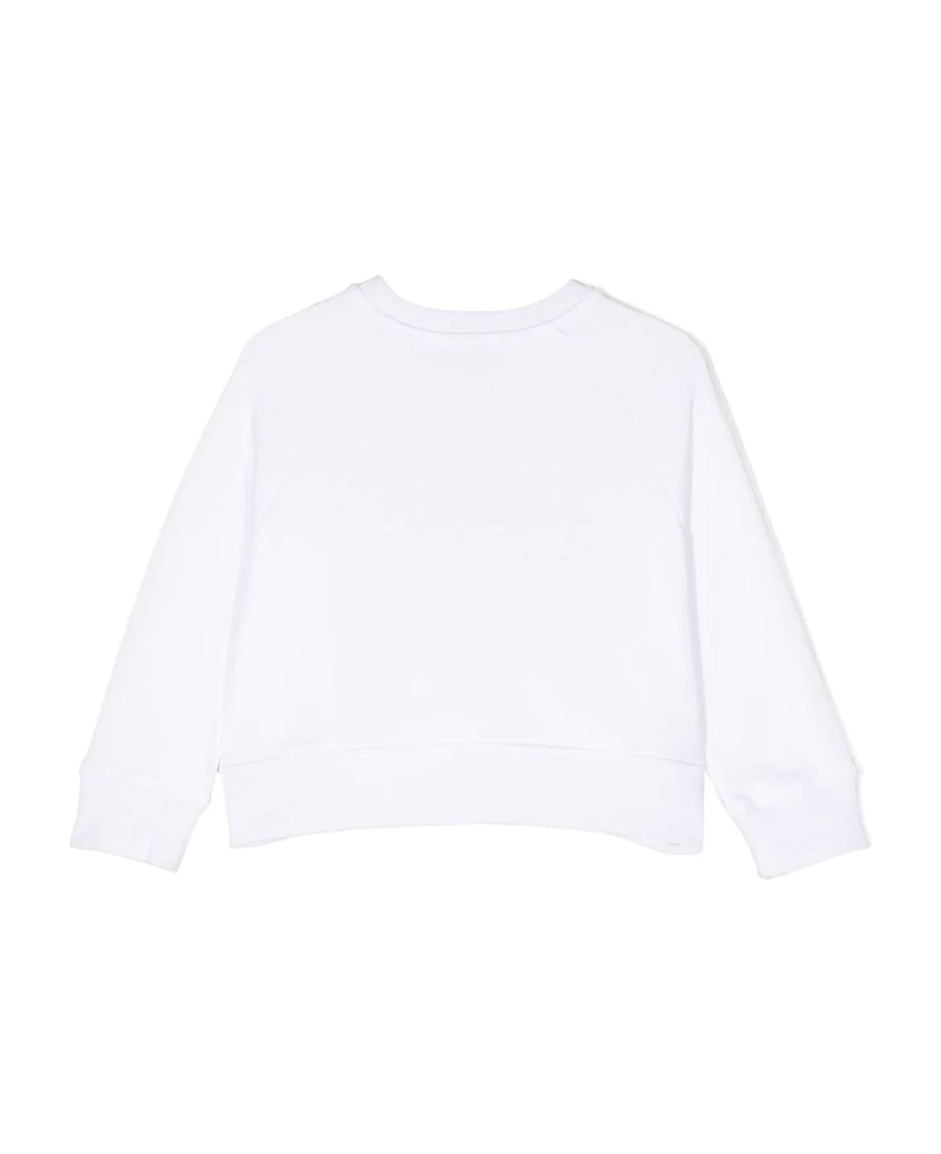 Stella McCartney Kids White Cotton Sweatshirt - Bianco