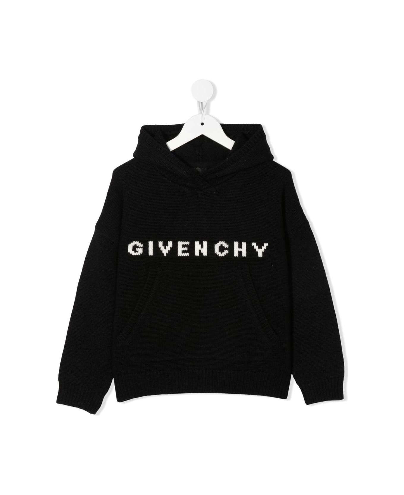 Givenchy Black Vwool Hoodie - Nero