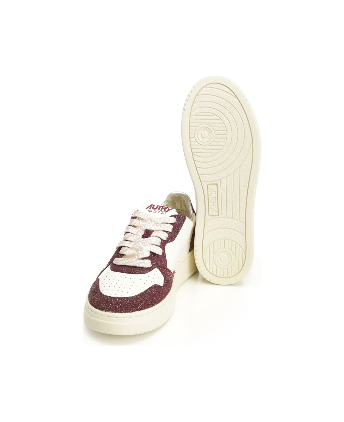 Autry 'medalist Low' Sneaker - Bordeaux
