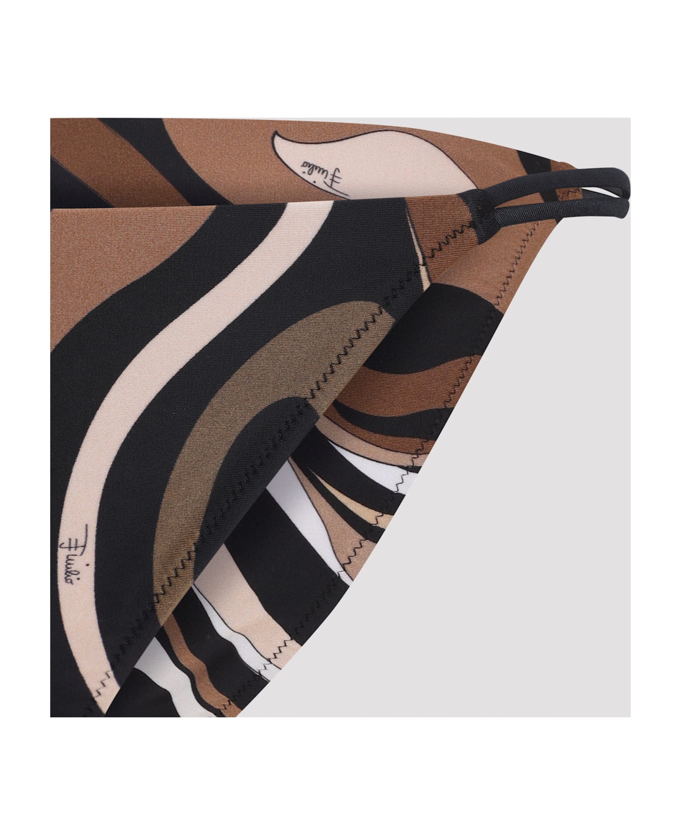 Pucci Bottom Bikini - Black Gold