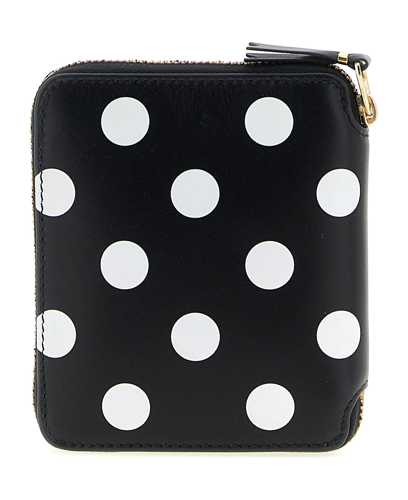 Comme des Garçons Wallet 
polka Dots Printed
 Wallet - White/Black