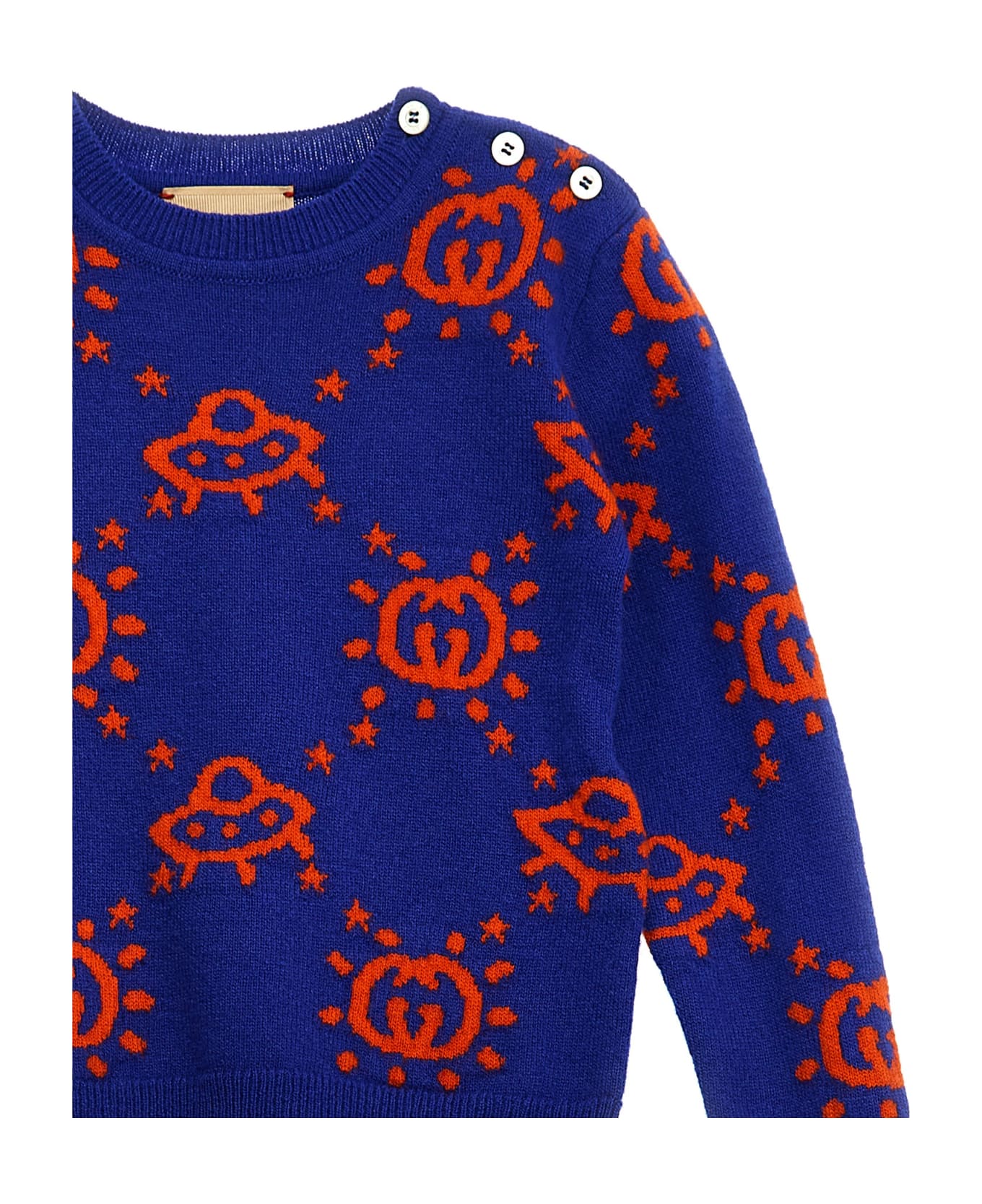Gucci 'ufo' Sweater - Blu