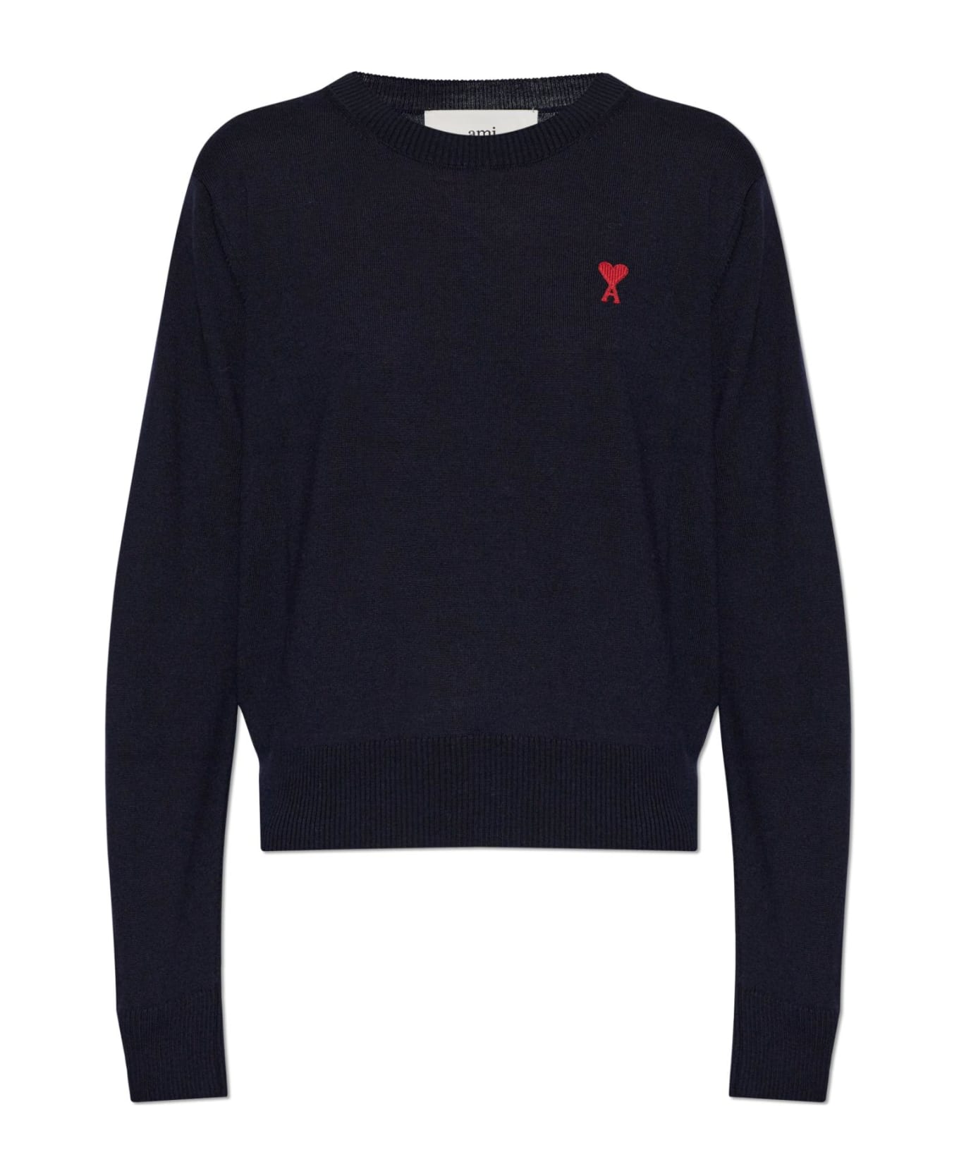 Ami Alexandre Mattiussi Wool Sweater - Blue