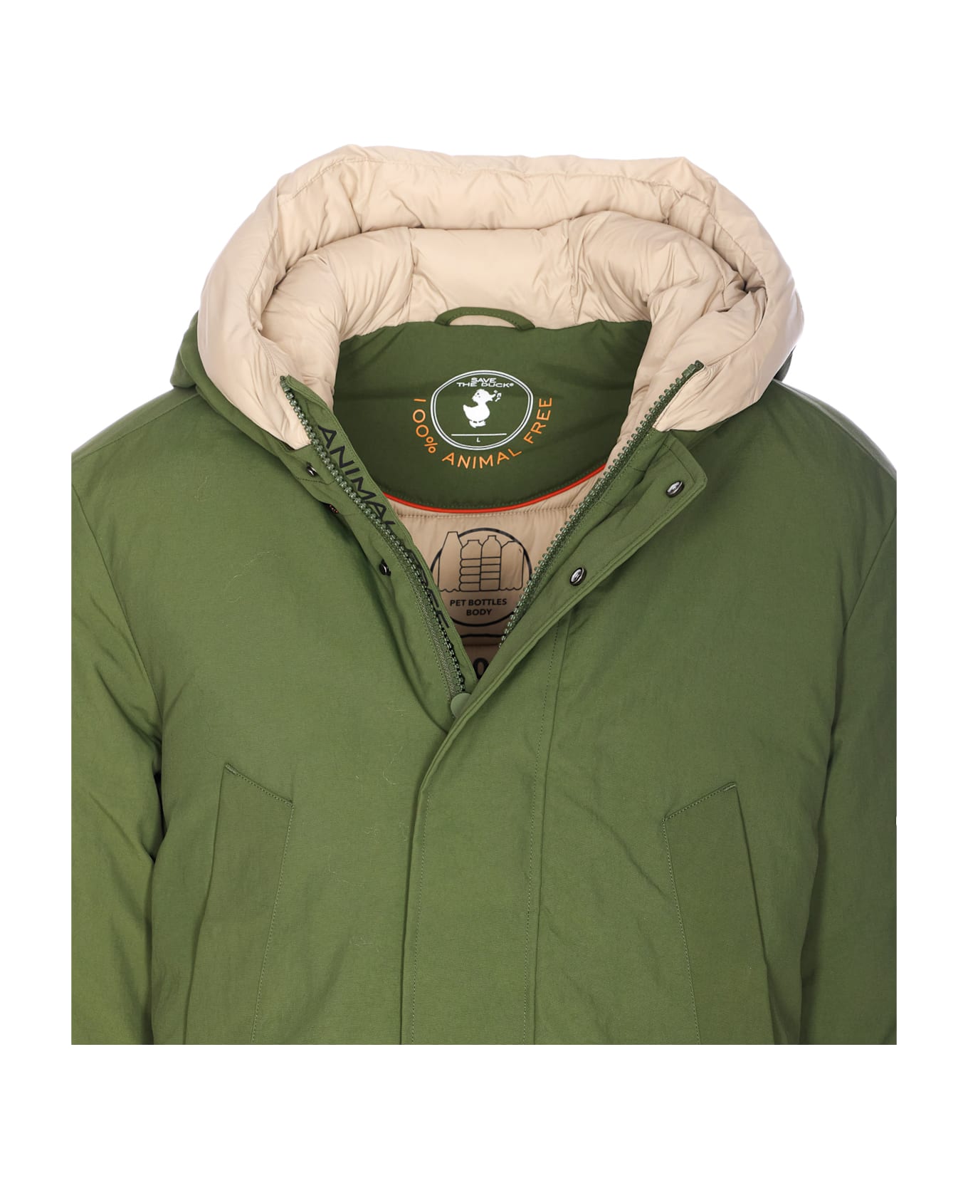 Save the Duck Forest Padded Parka - Green