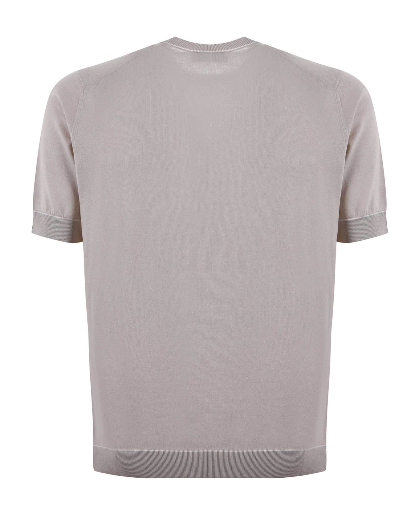 Filippo De Laurentiis Filippo De Lauretiis T-shirt In Cotton Thread - Beige chiaro