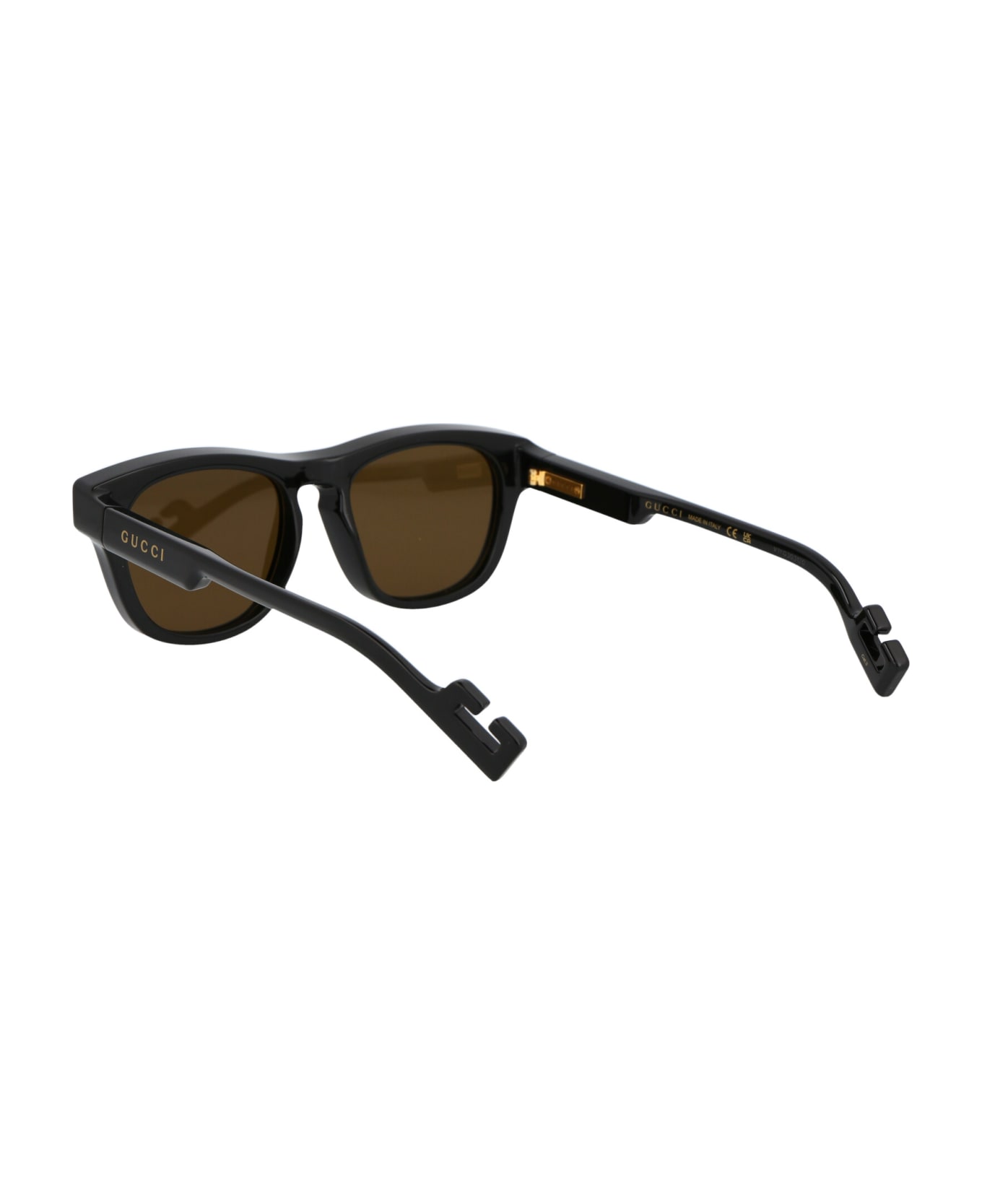 Gucci Eyewear Gg1238s Sunglasses have - 004 BLACK BLACK BROWN