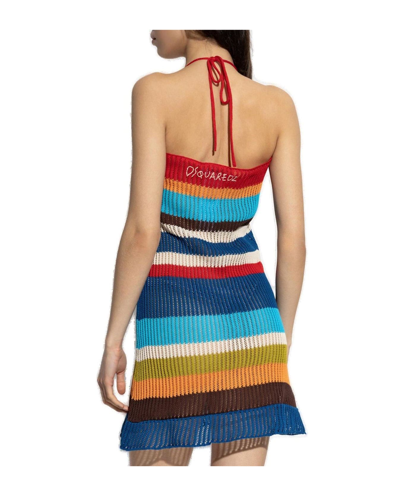 オールインワン・サロペット Dsquared2 Summer Lovers Striped Knitted Dres Dsquared2 Summer Lovers Striped Knitted Dress | italist
