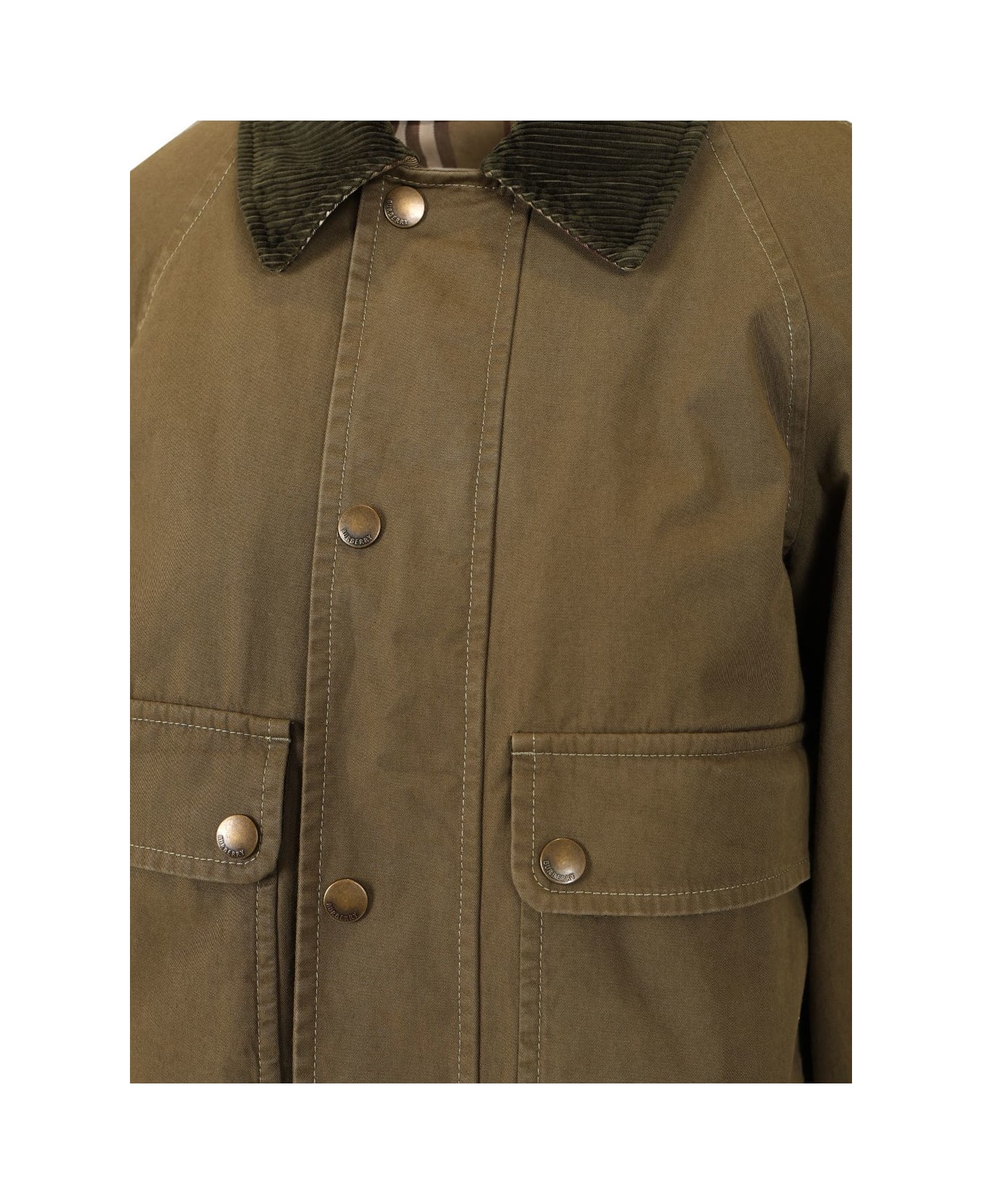 Burberry Short Outerwear Jacket - Green