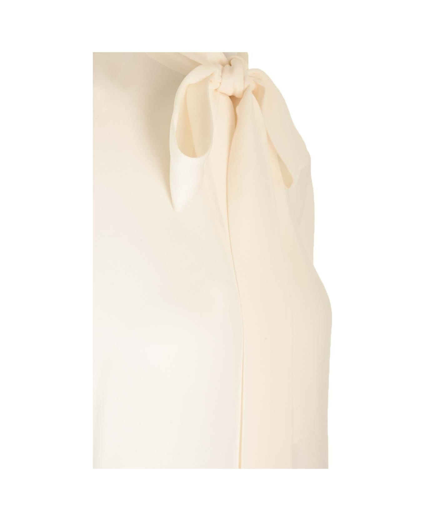 Valentino Garavani Silk Georgette Blouse - White
