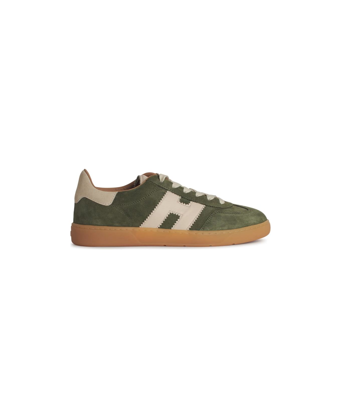 Hogan 'cool' Green Suede Sneakers - Green