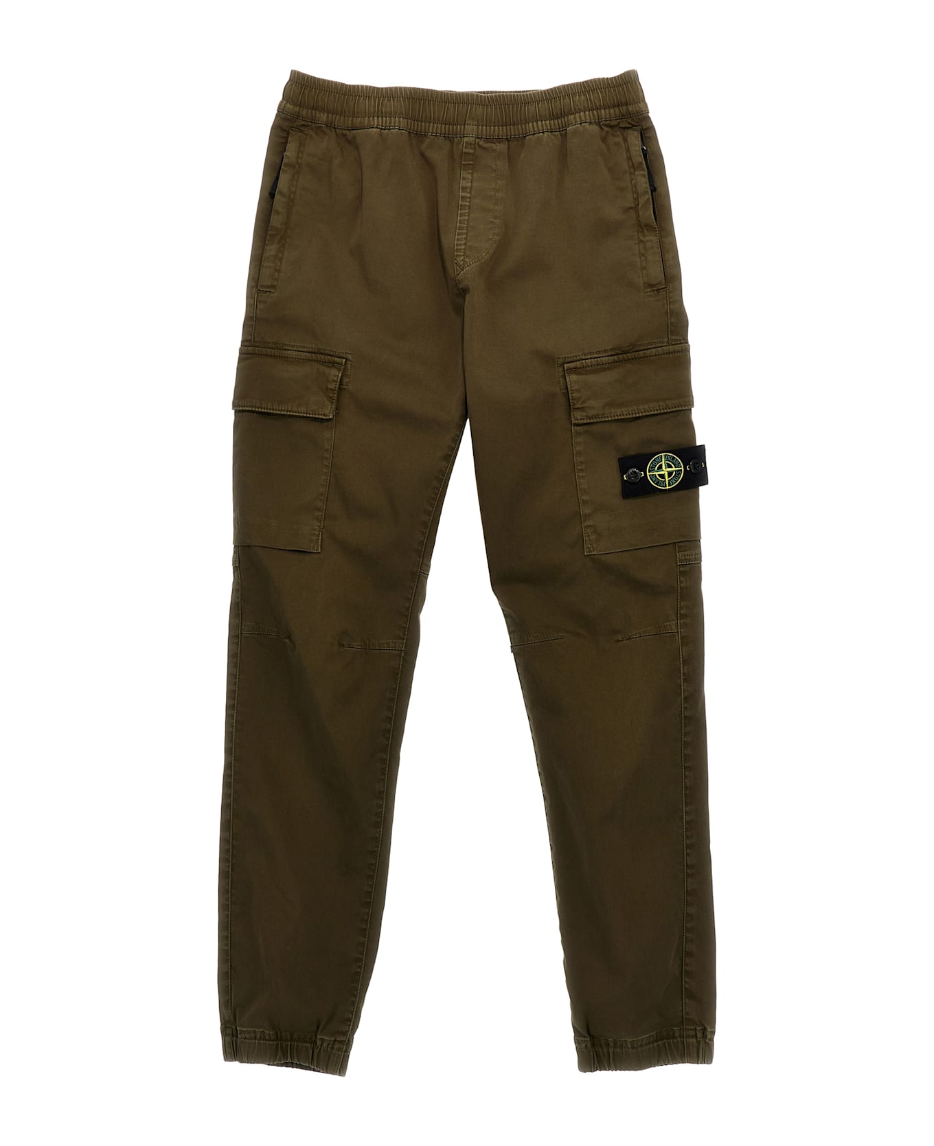 Stone Island Junior Cargo Pants - Green