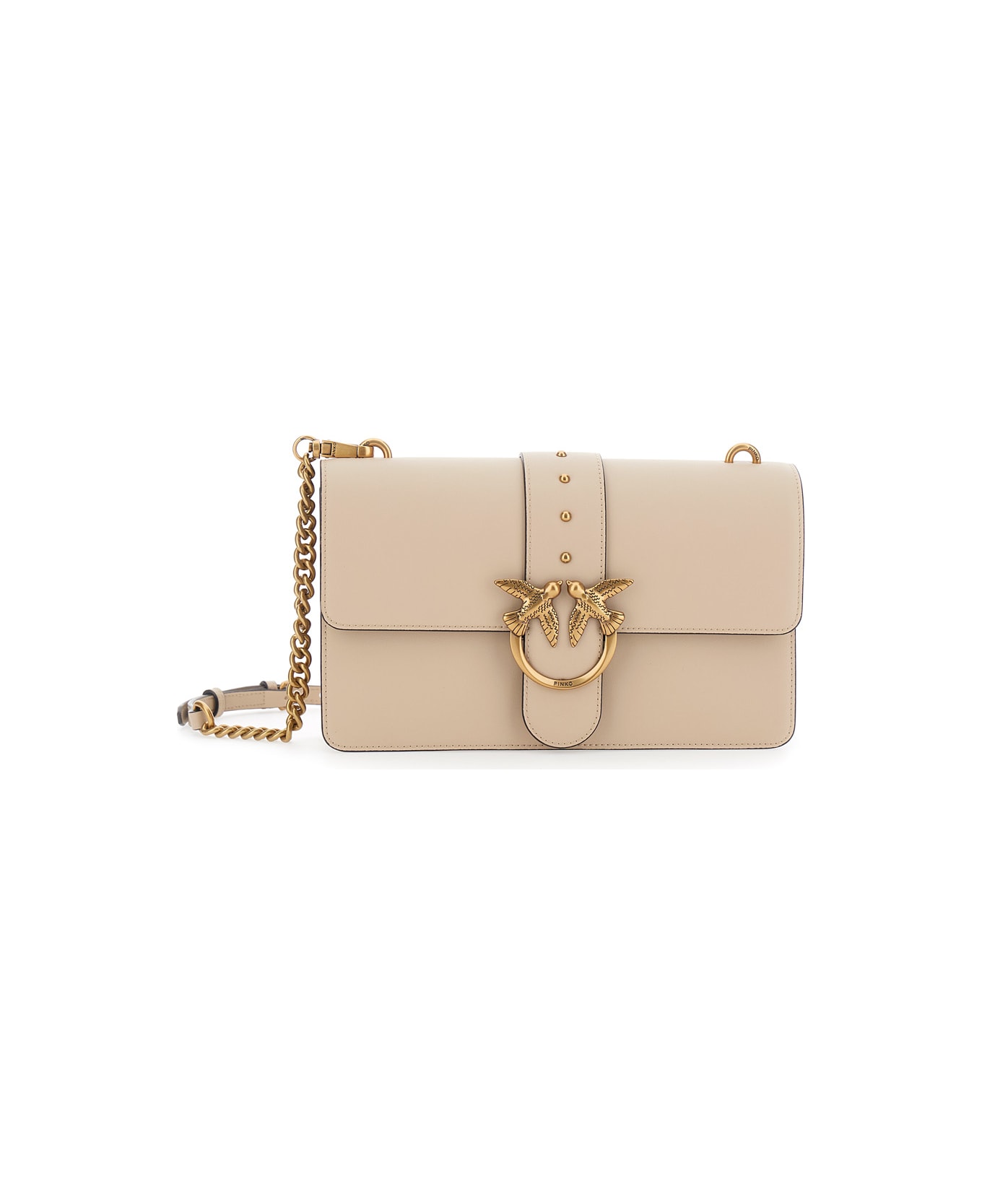 Pinko Love One Classic St. Cl Vitello - Beige